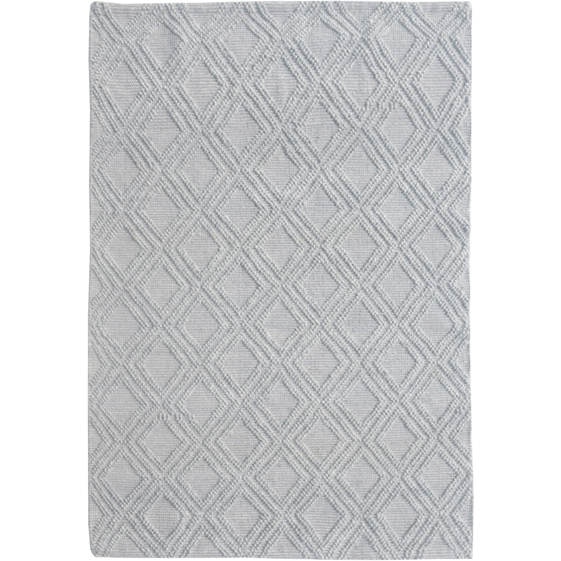 Chloe 7721 Grey Diamond Area Rug, Size - 8' x 11'