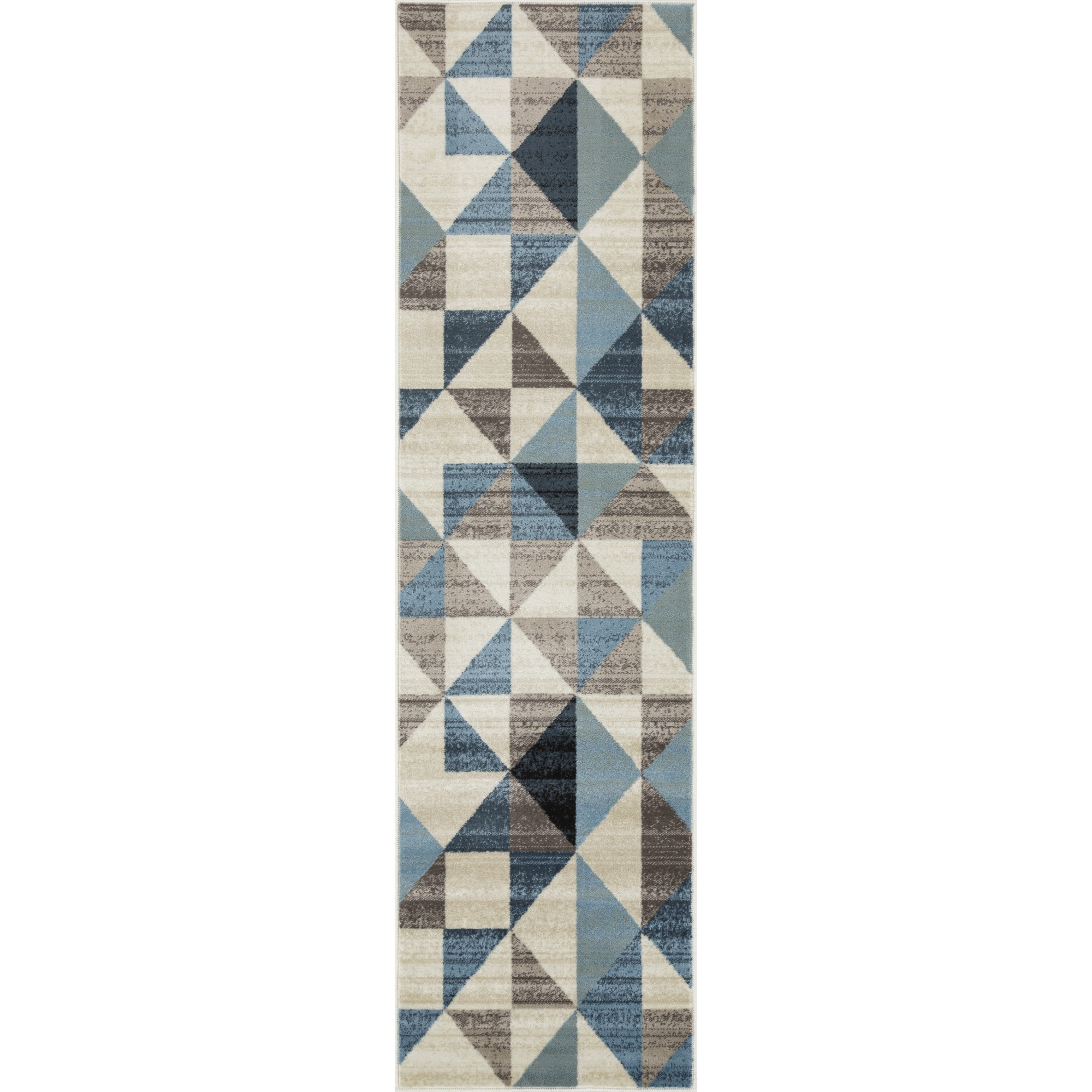 Heritage 9365 Blue/Grey Scope Area Rug, Size - 2'2" x 7'11" Runner
