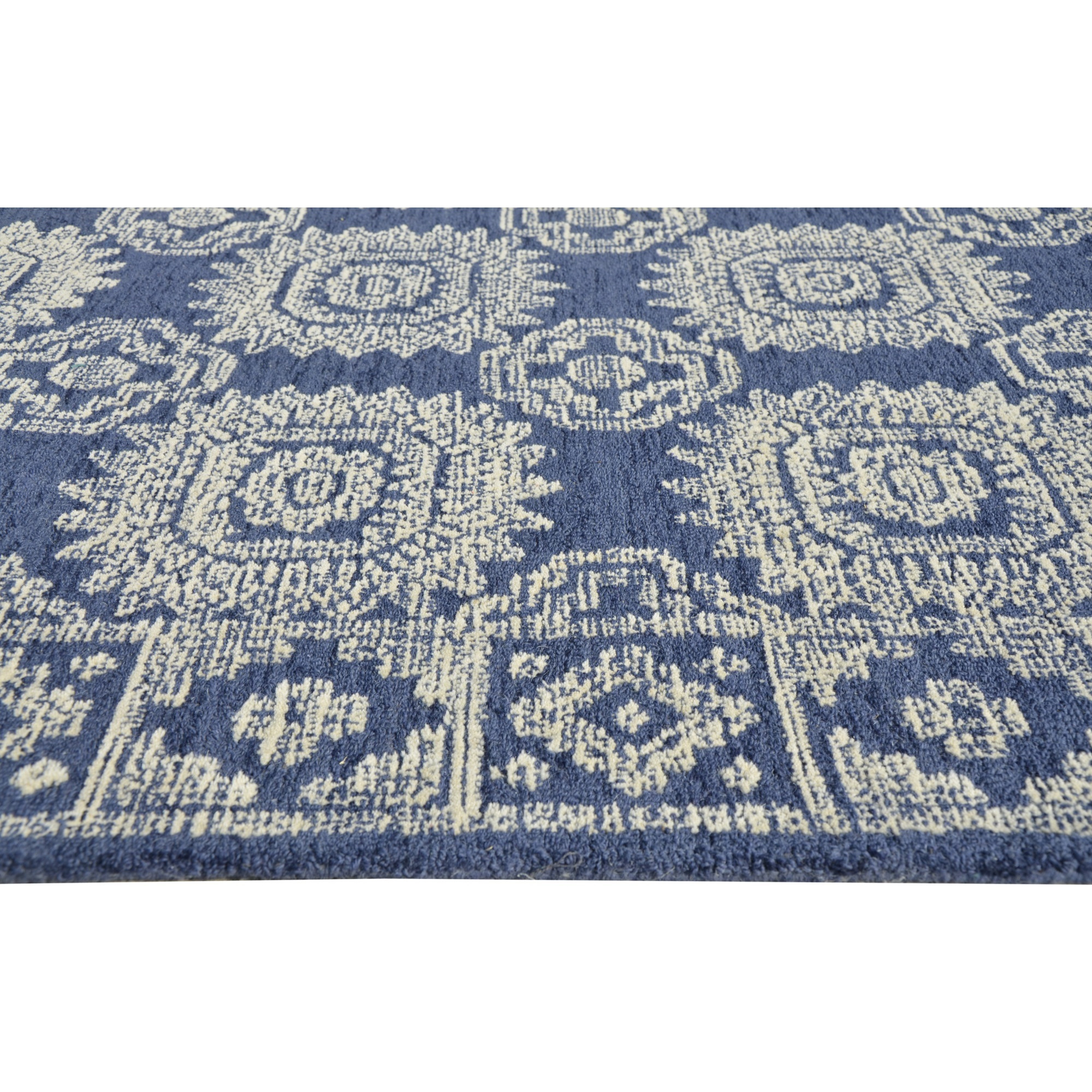 Hudson 2469 Navy Suzani Area Rug, Size - 2'3" x 8' Runner