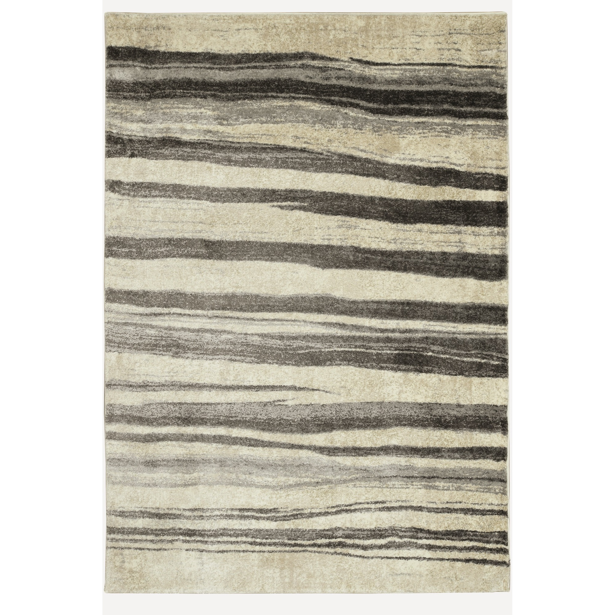 Hue 4717 Beige/Grey Landscapes Area Rug, Size - 3'3" x 4'11"