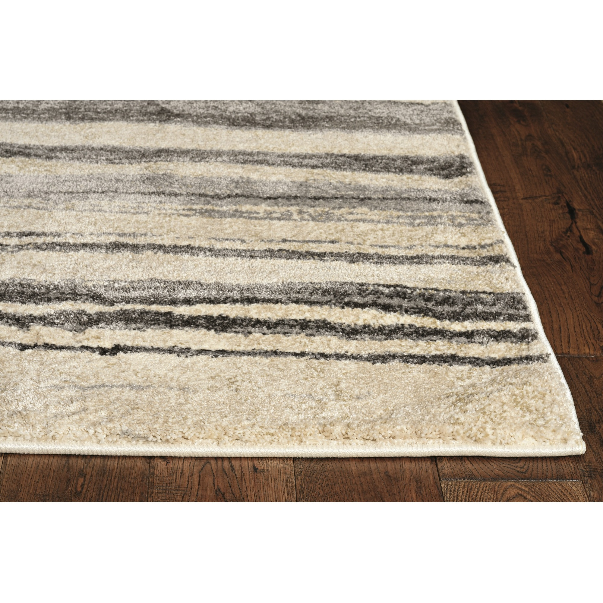 Hue 4717 Beige/Grey Landscapes Area Rug, Size - 3'3" x 4'11"
