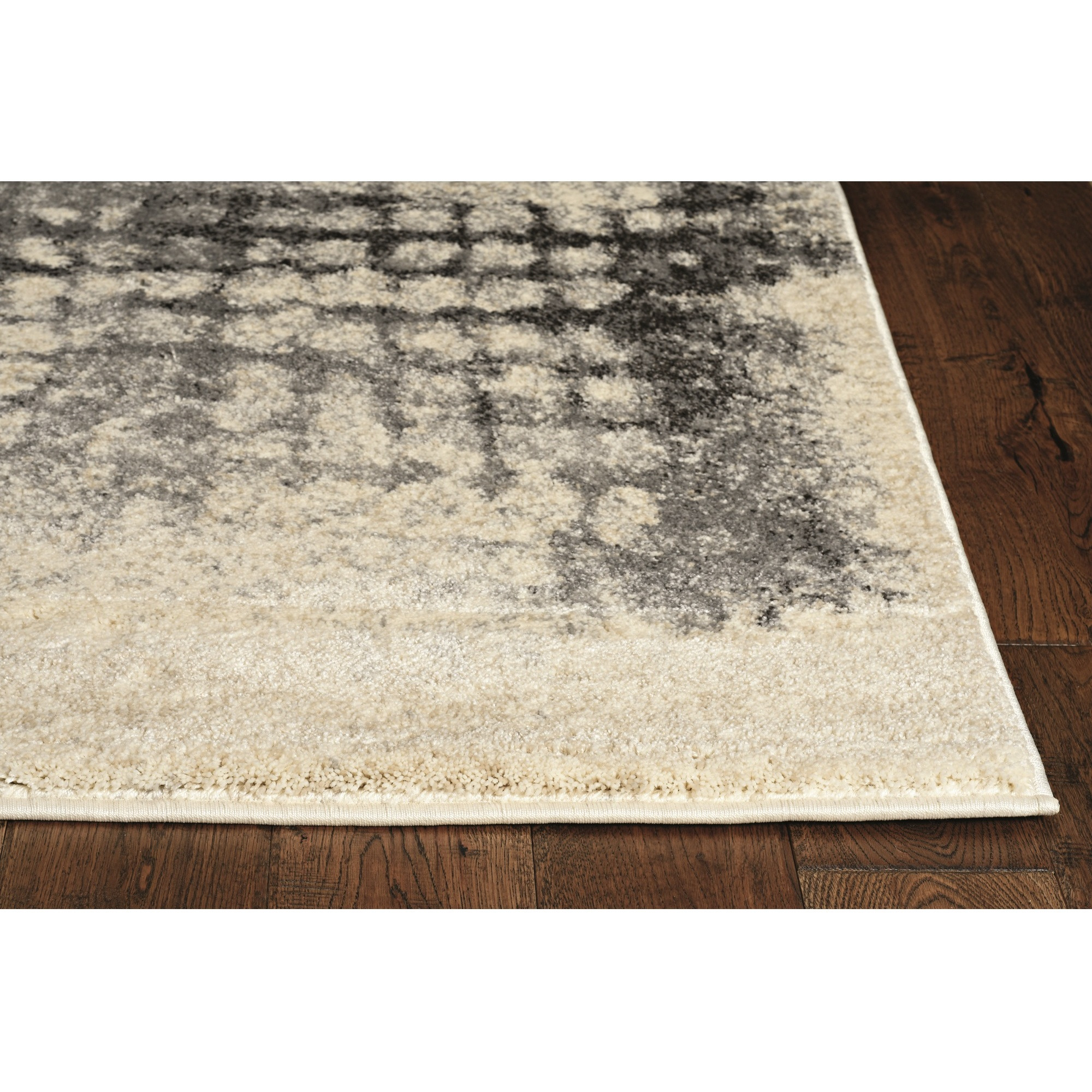 Hue 4718 Beige/Grey Views Area Rug, Size - 5'3" x 7'7"