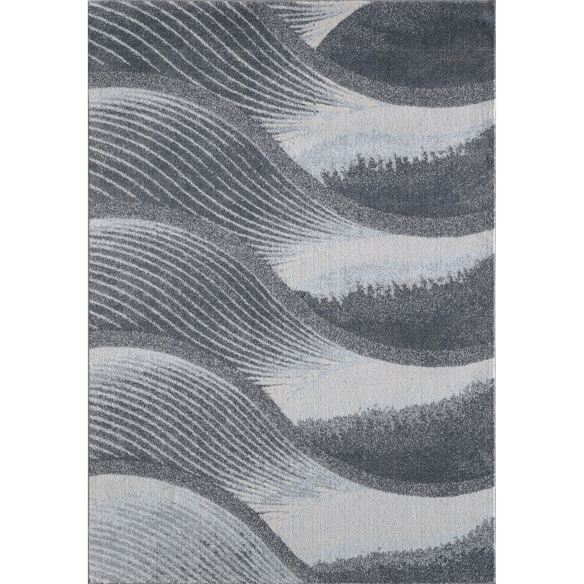 Illusions 6223 Grey/Blue Breeze Area Rug, Size - 7'10" x 10'10"