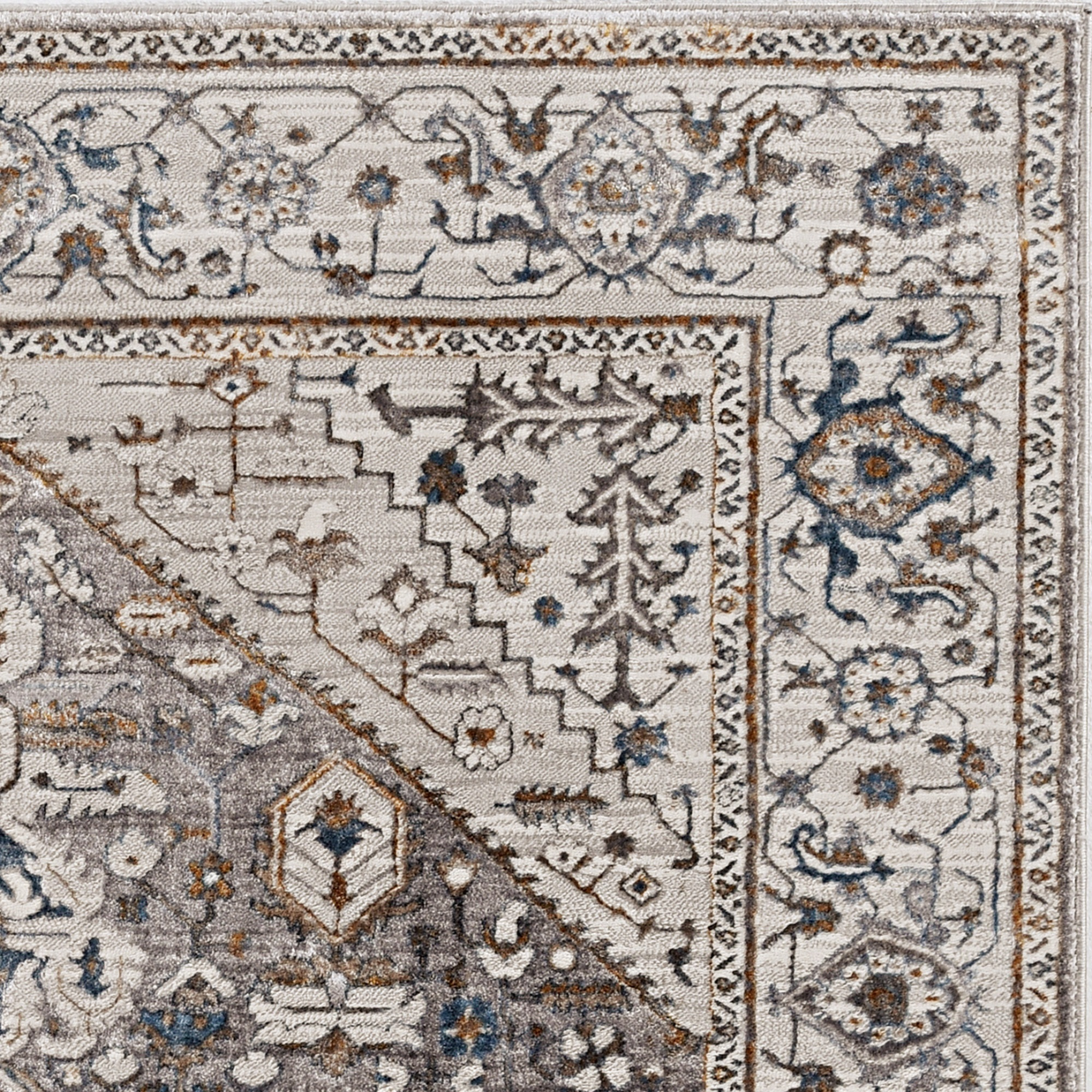 Inspire 7501 Grey Parisian Area Rug, Size - 7'10" x 10'10"