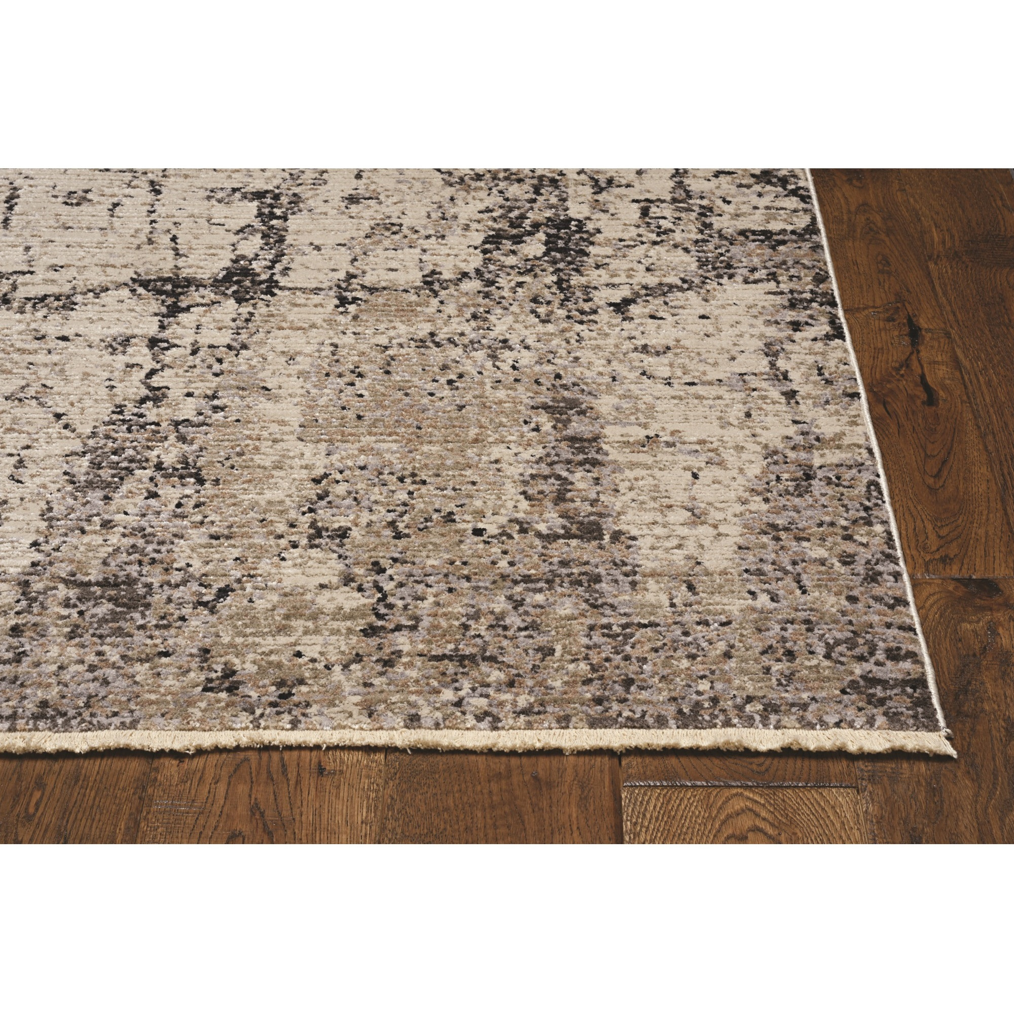 Karina 8253 Ivory/Grey Palette Area Rug, Size - 3'11" x 5'5"
