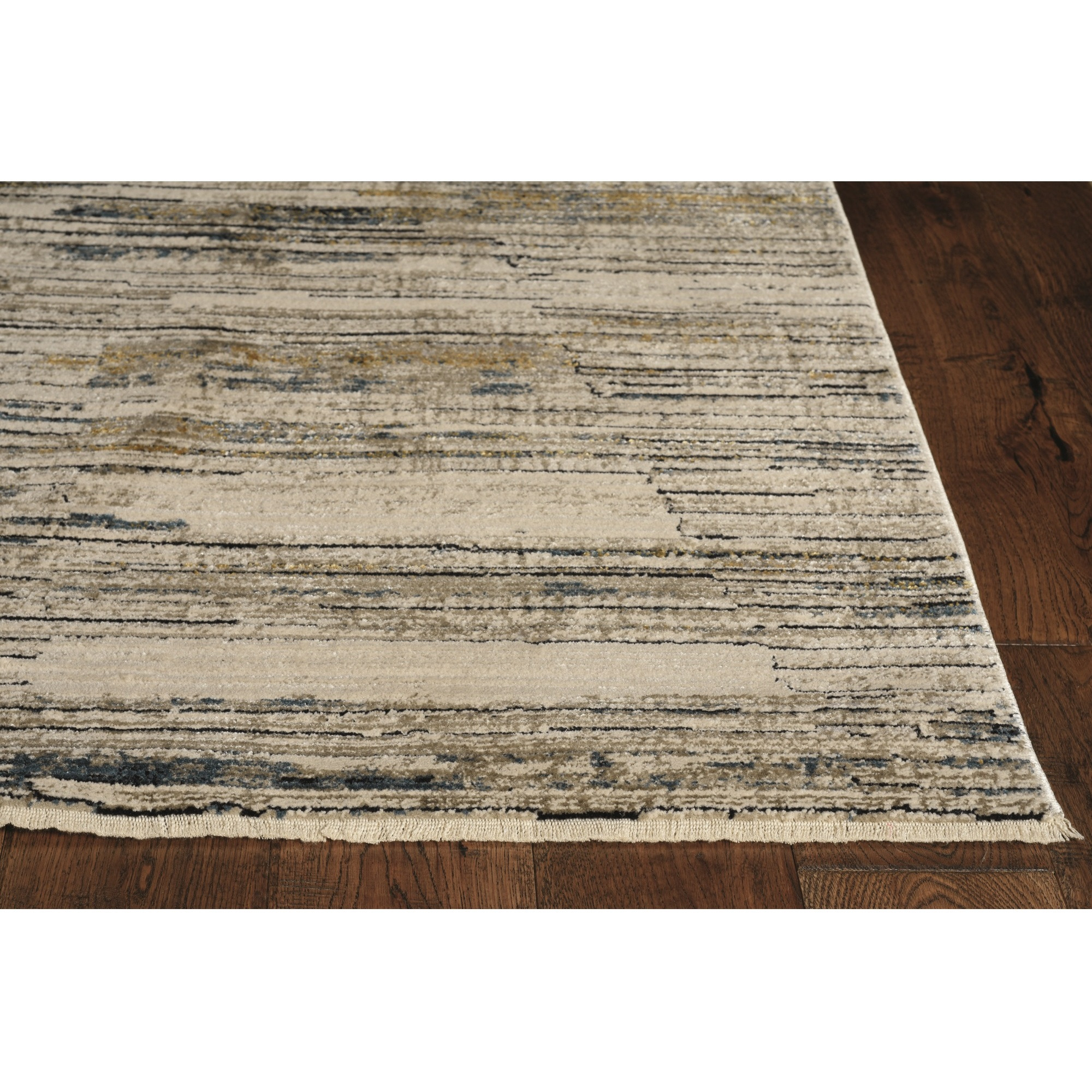 Karina 8261 Ivory/Blue Mirage Area Rug, Size - 5'3" x 7'7"