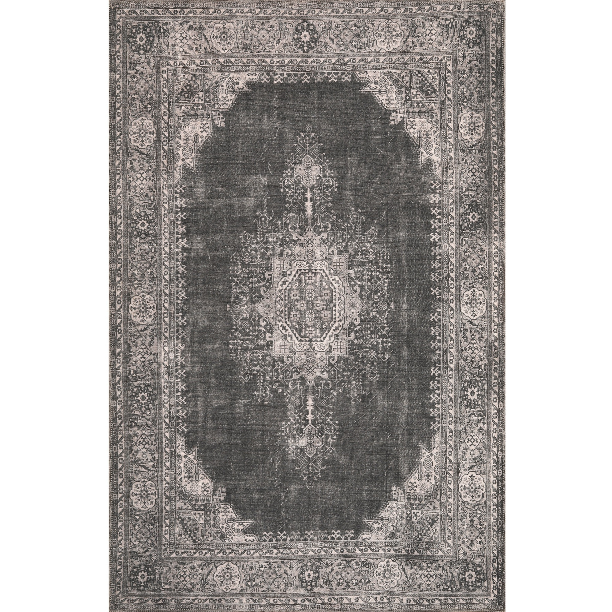 London 4803 Grey Lauren Area Rug, Size - 2'6" x 7'6" Runner