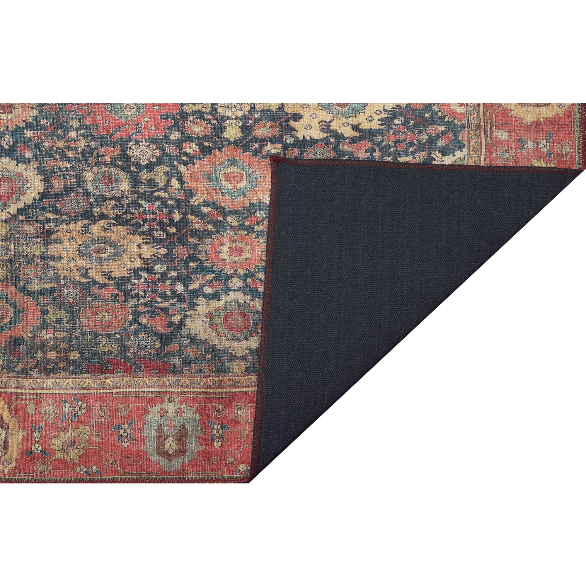 London 4804 Navy Luna Area Rug, Size - 2'6" x 7'6" Runner