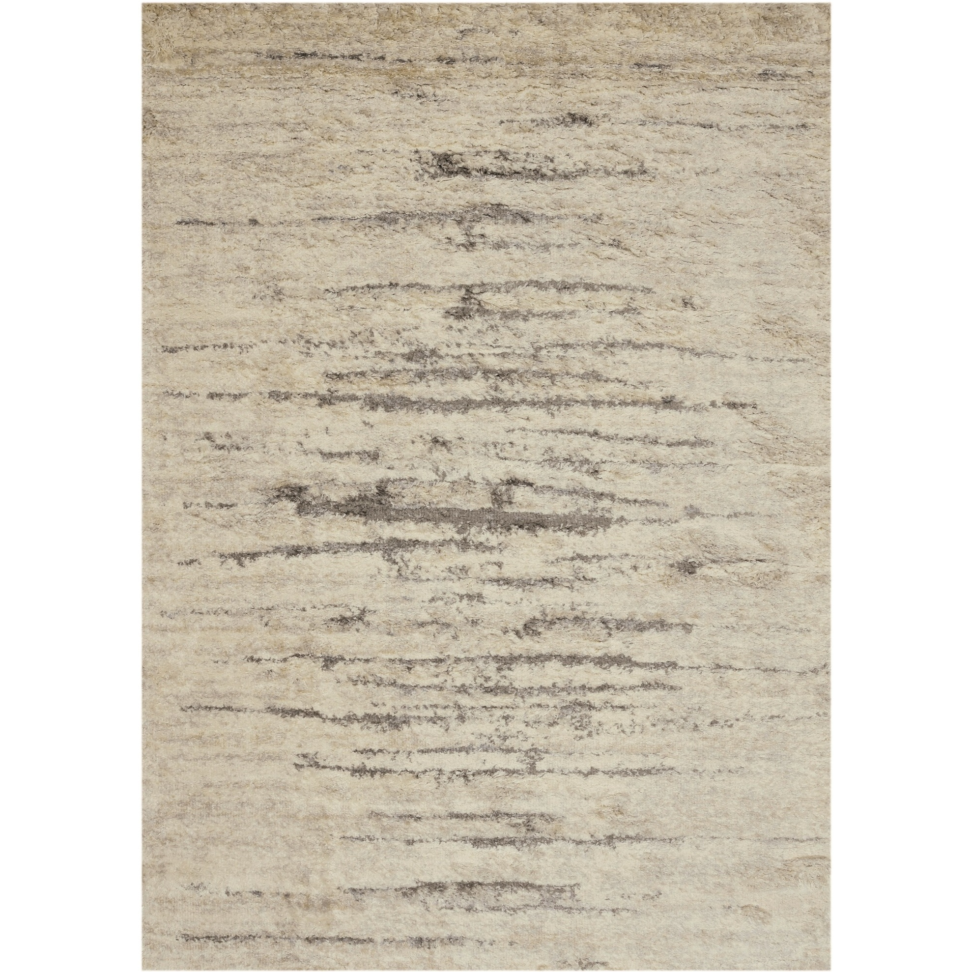 Merino 6711 Ivory/Grey Horizon Area Rug, Size - 3'9" x 5'11"
