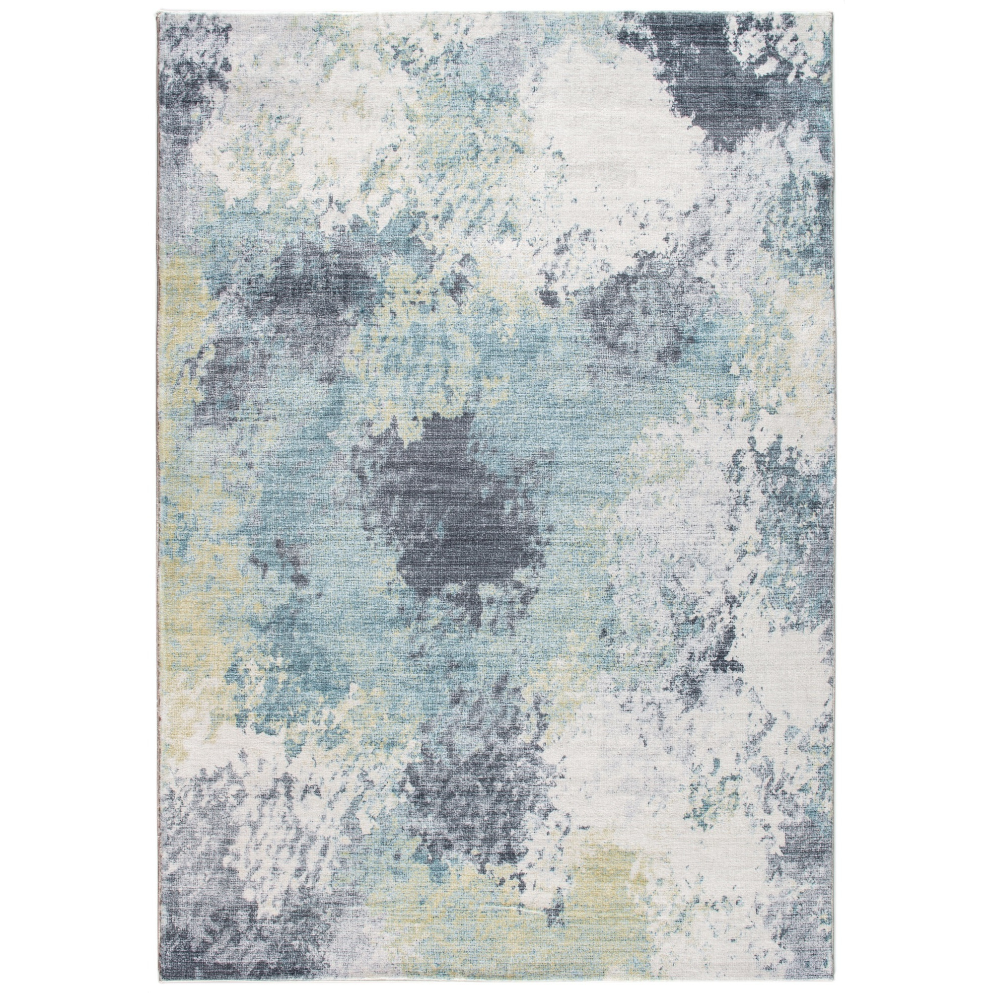 Roxy 2806 Blue/Yellow Nebula Area Rug, Size - 5' x 7'6"