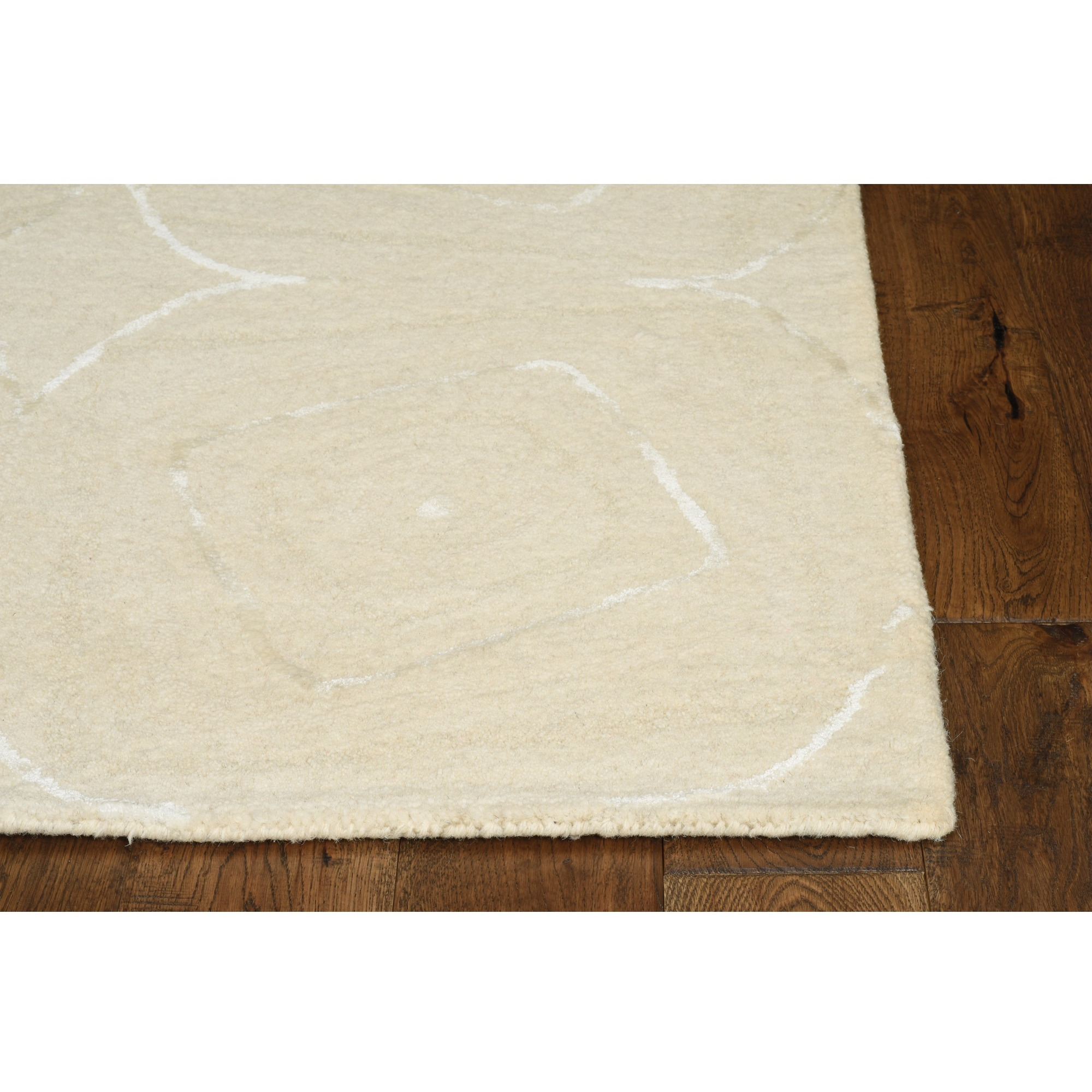 Serenity 1261 Ivory Geo Area Rug, Size - 5' x 7'