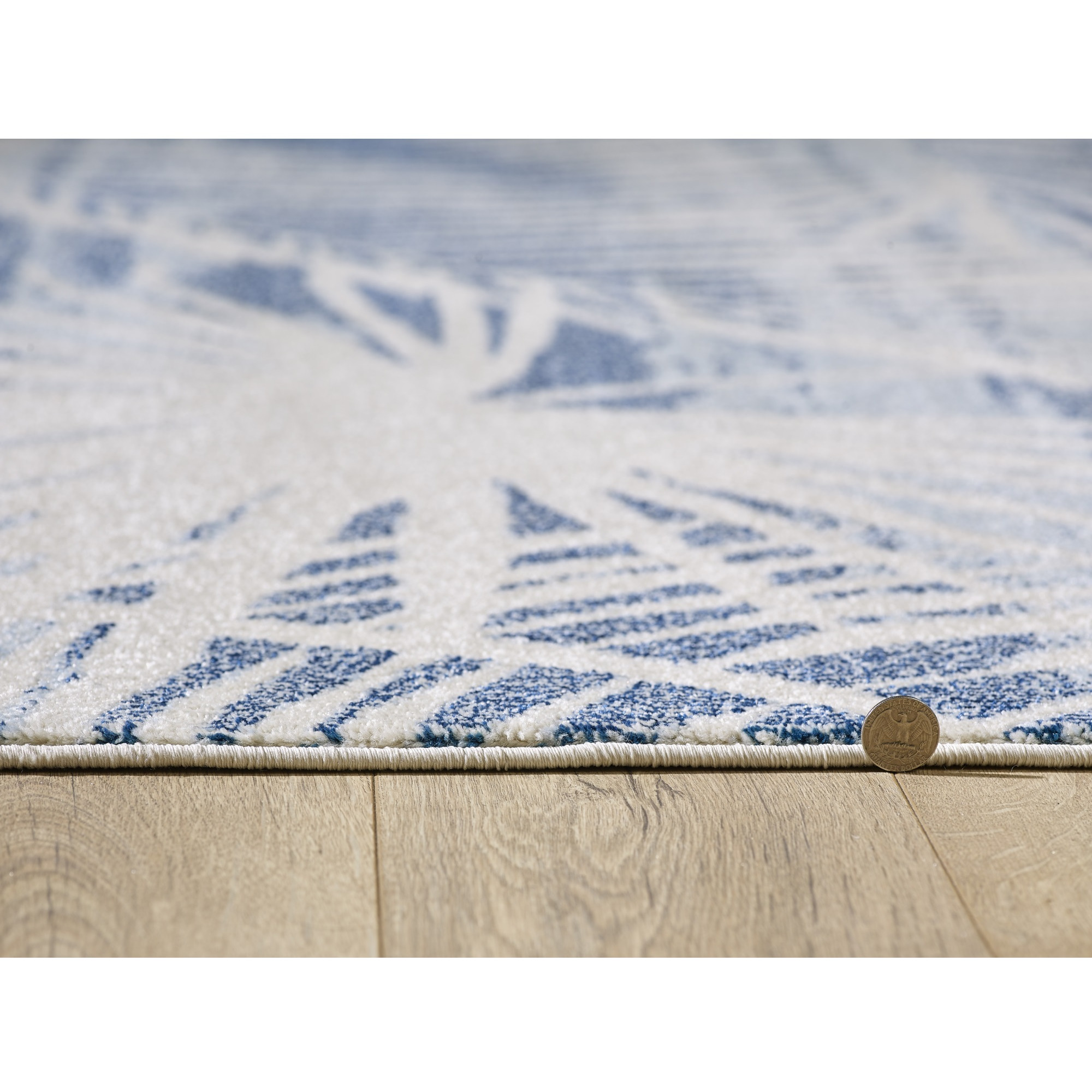 Stella 6276 Blue Palms Area Rug, Size - 9'10" x 13'2"