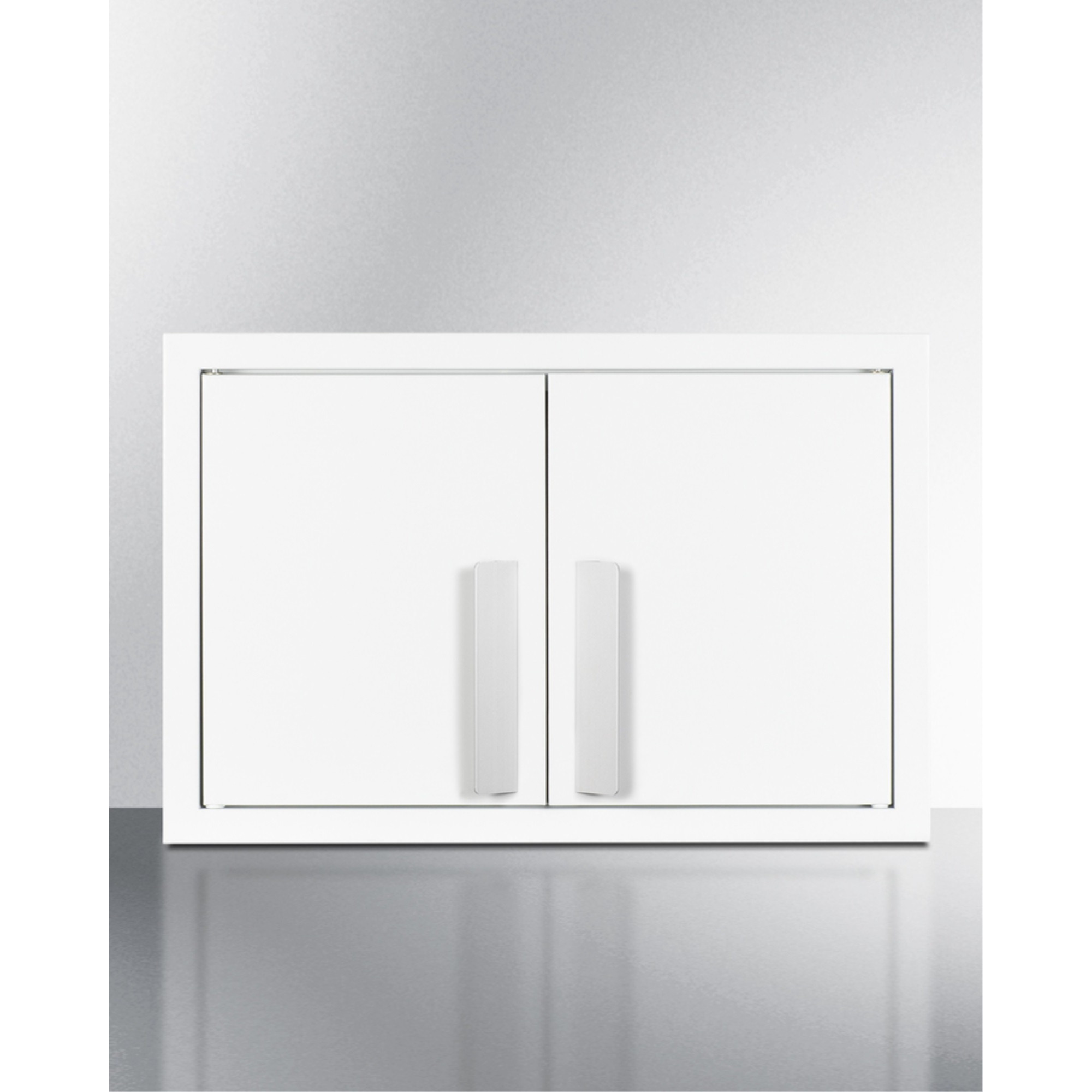 12" H x 18" W 2-door wall cabinet in white