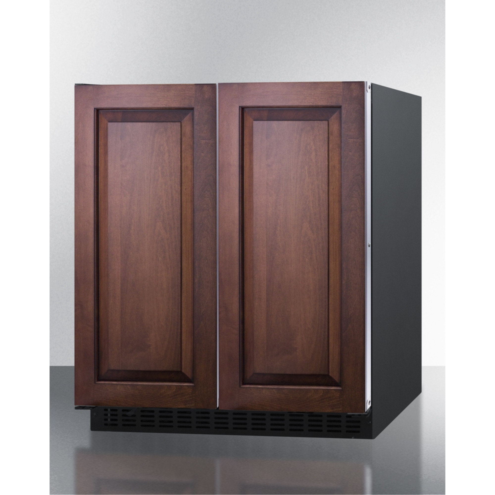 30" wide undercounter frost-free side-by-side refrigerator-freezer with panel-ready doors