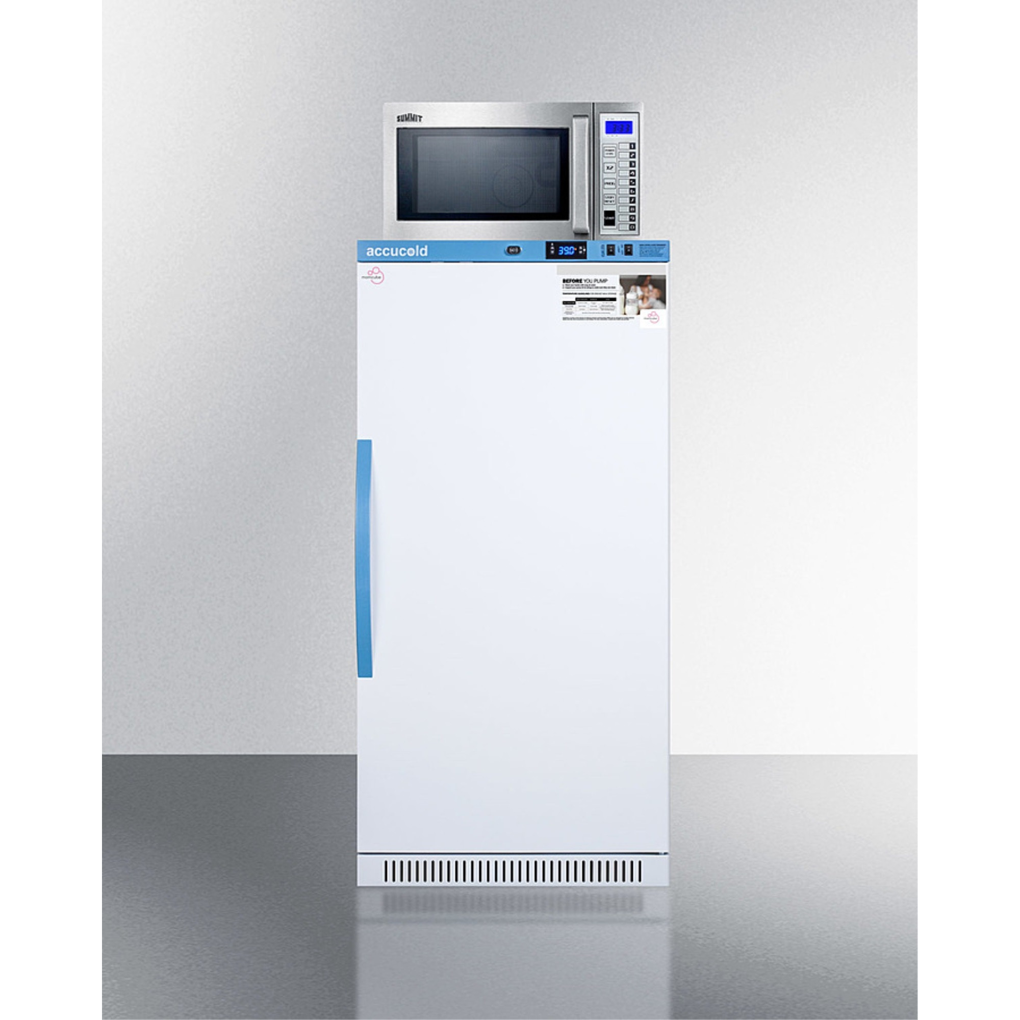 8 cu.ft. MOMCUBE breast milk refrigerator with commercial microwave