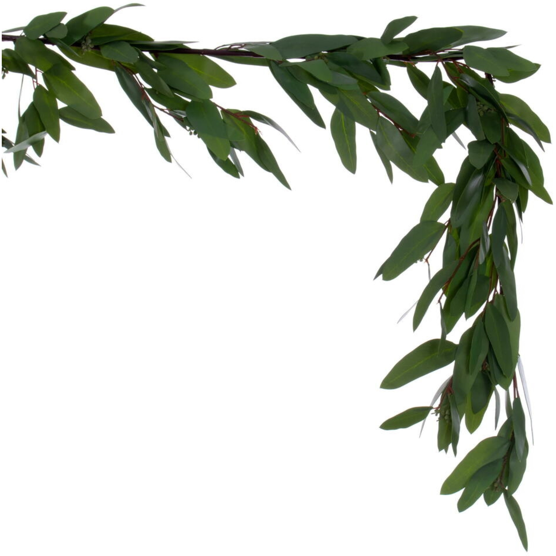 60" Artfcl Grn Seed Wllw Euclypts Garlnd