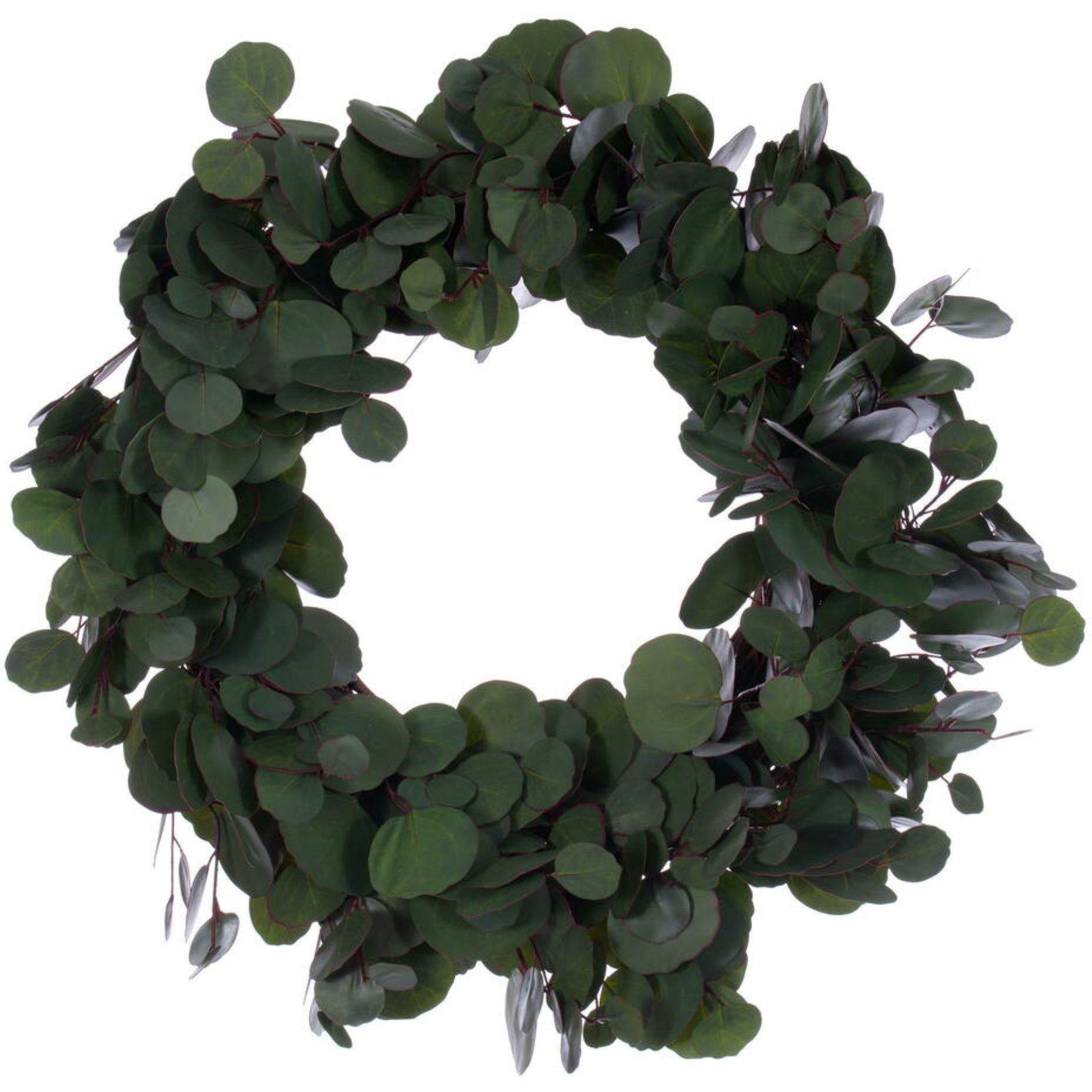 24" Art Grn Silver Dllr Ppls Eclpts Wrth