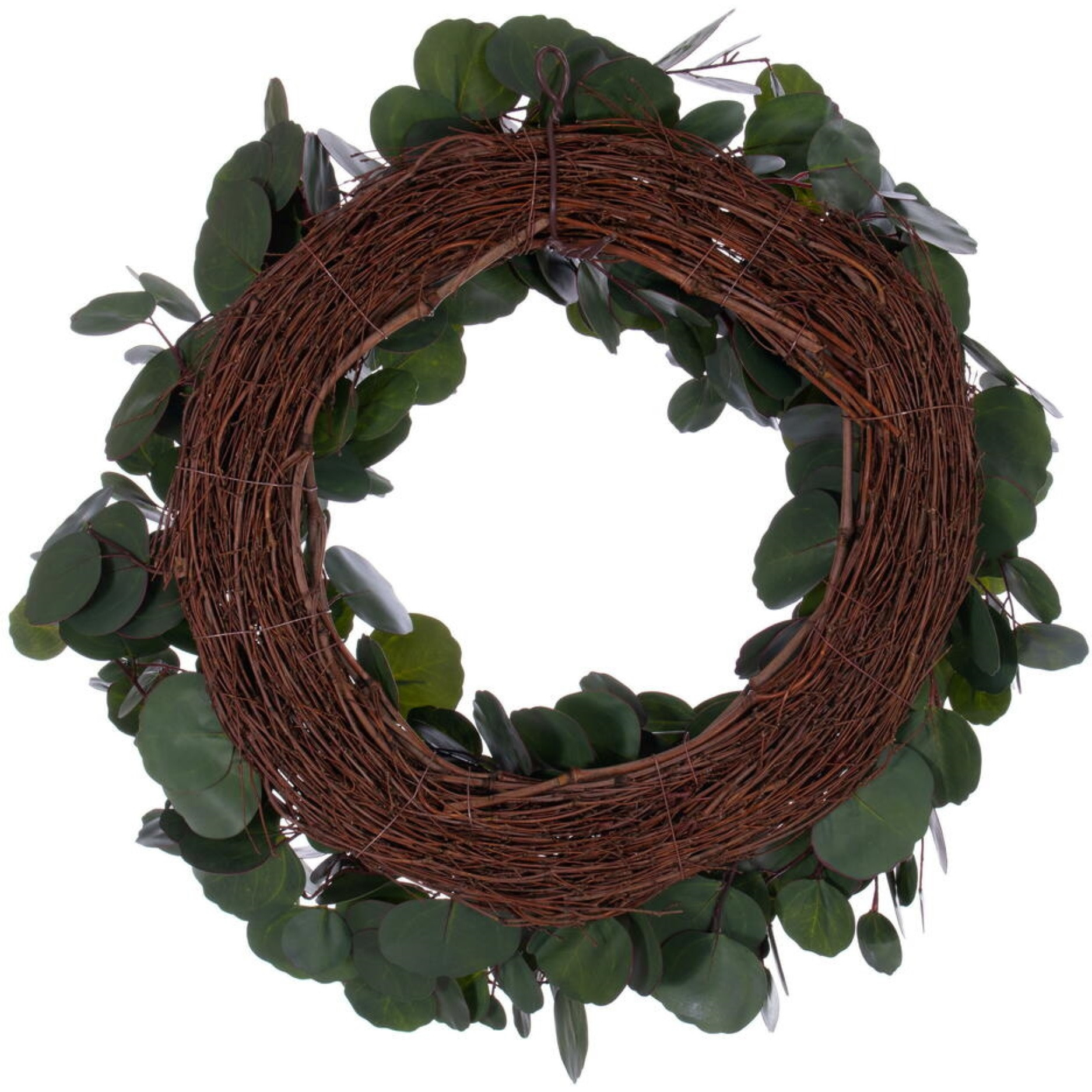 24" Art Grn Silver Dllr Ppls Eclpts Wrth