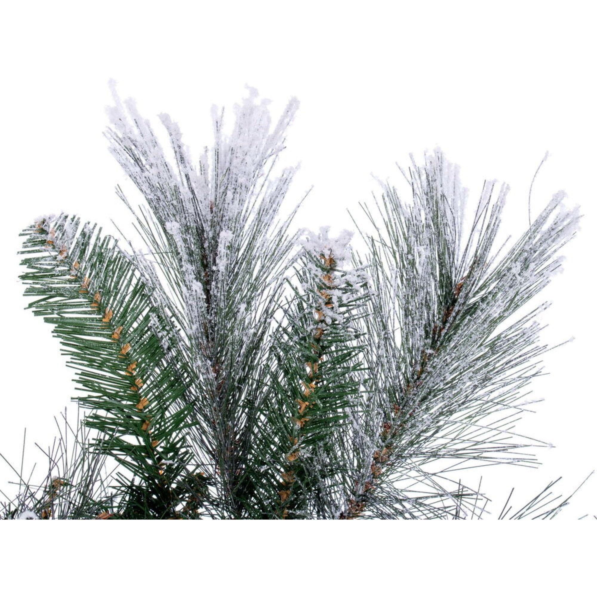 30" Flocked Jackson Pine Wreath 165T