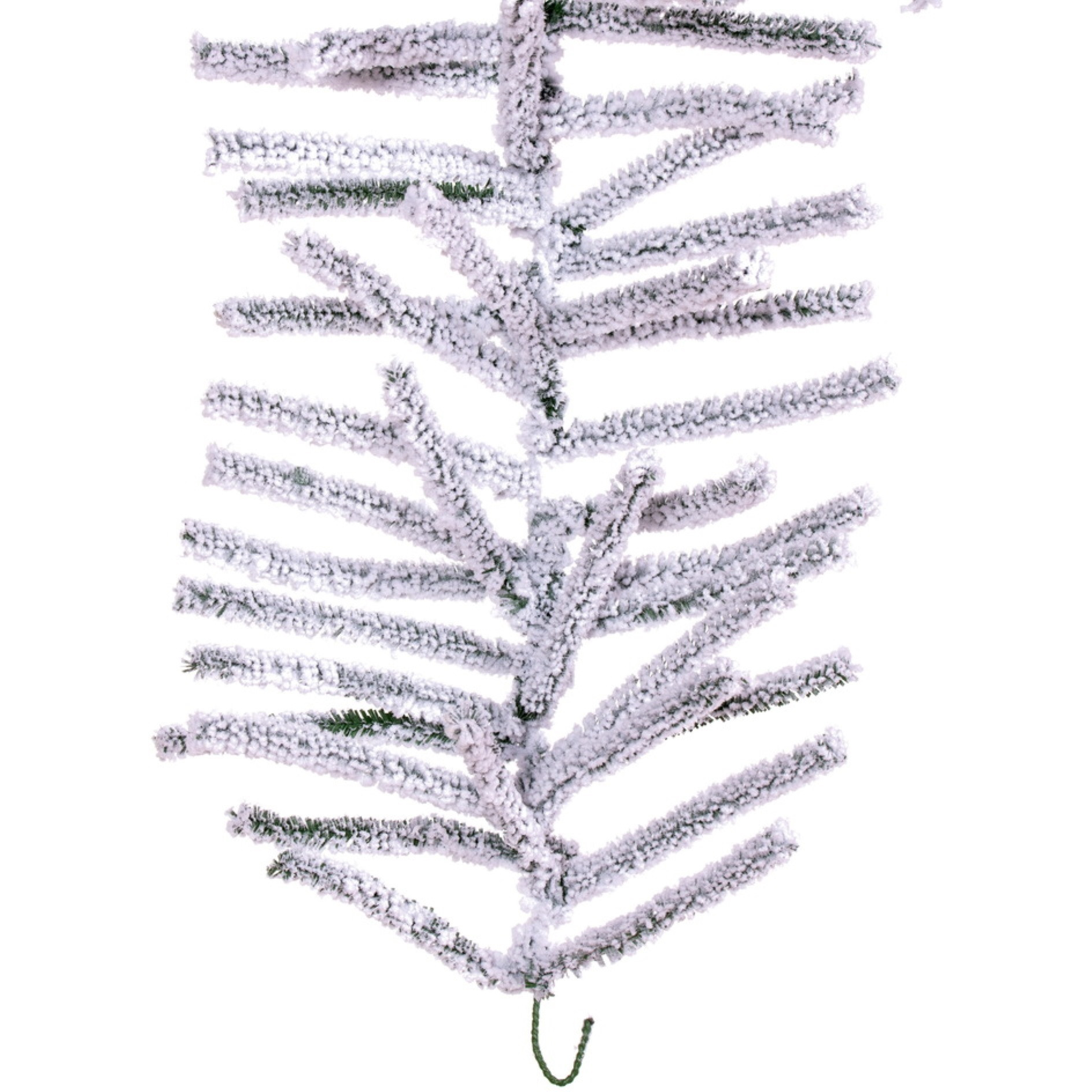 9' x 14" Flocked Pistol Pine Garl 250T