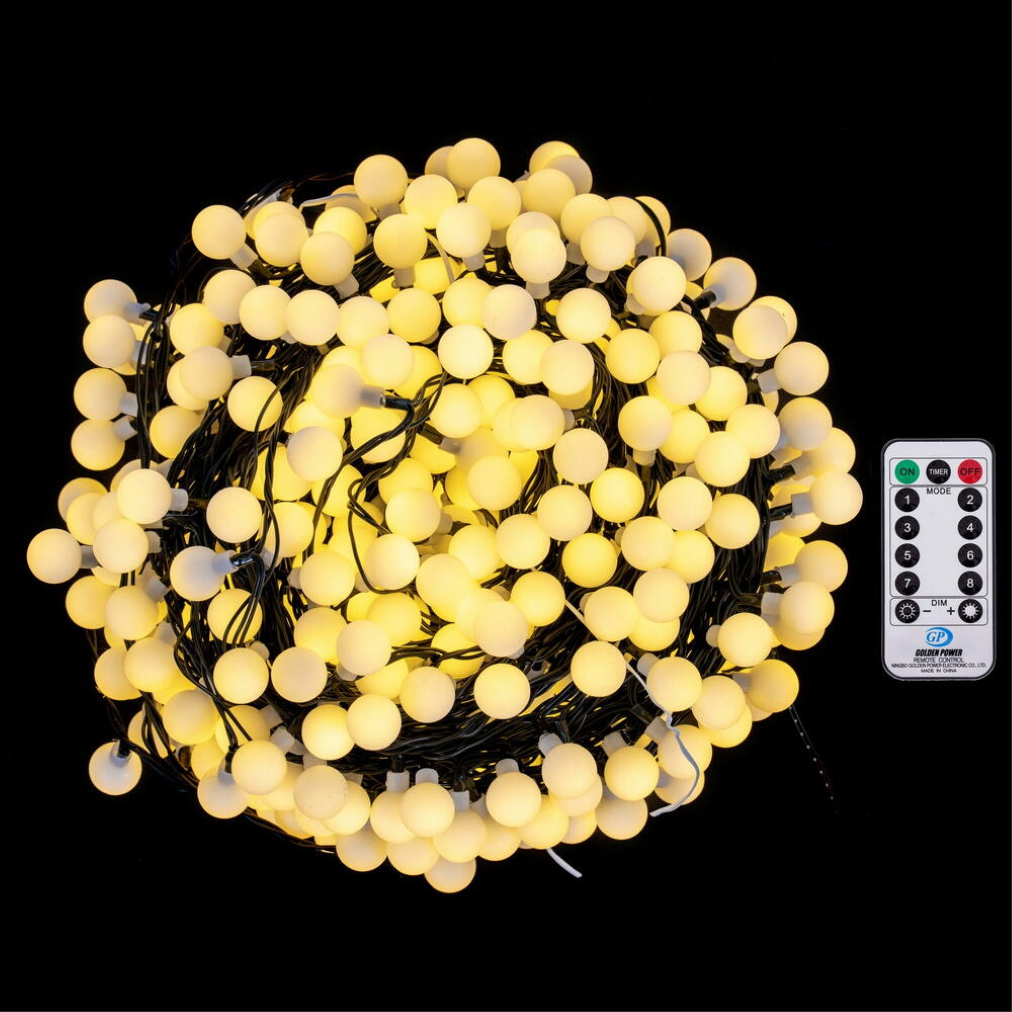 400Lt WW LED Cherry Set 8F Gw 3&quotSp 103'L