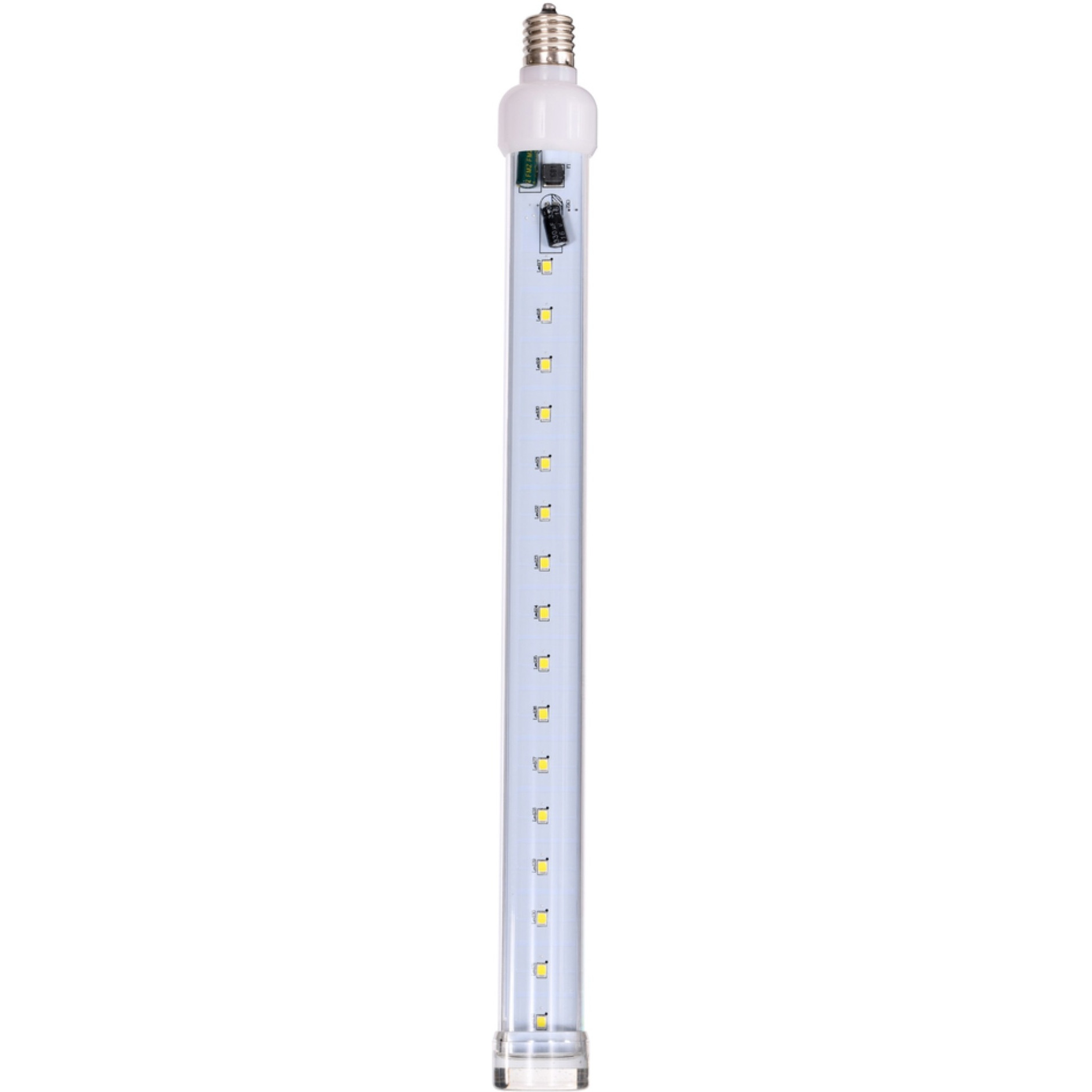 12" Pure White C9 LED SnowFall Tube 5Pk