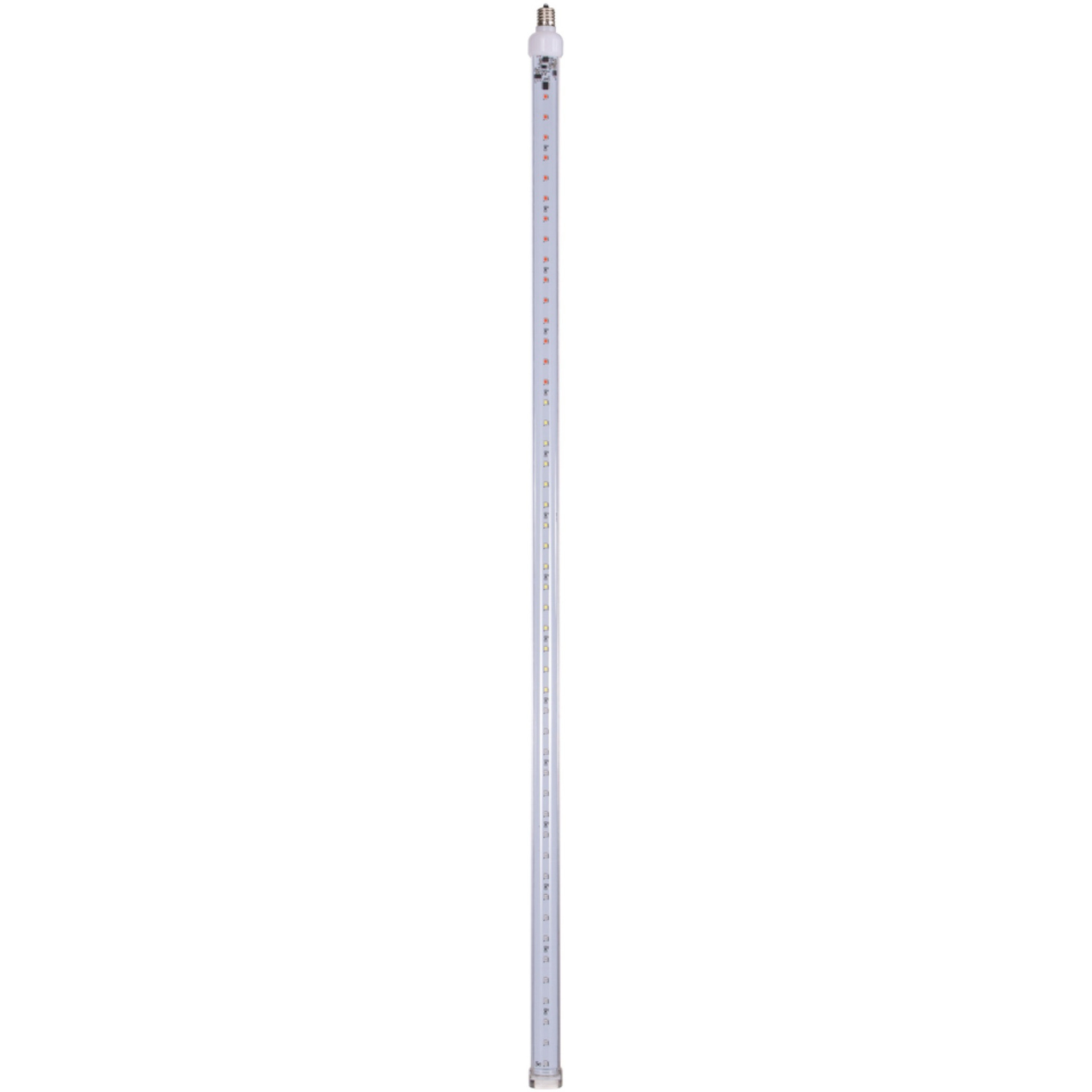 36" Red-Wht-Grn C9 LED SnowFall Tube 5Pk