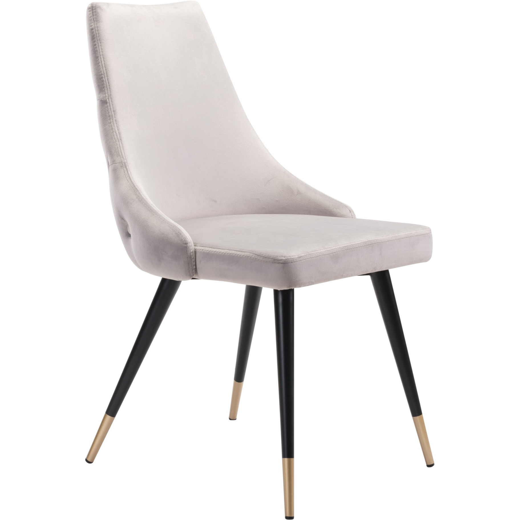 Piccolo Dining Chair (Set of 2) Gray