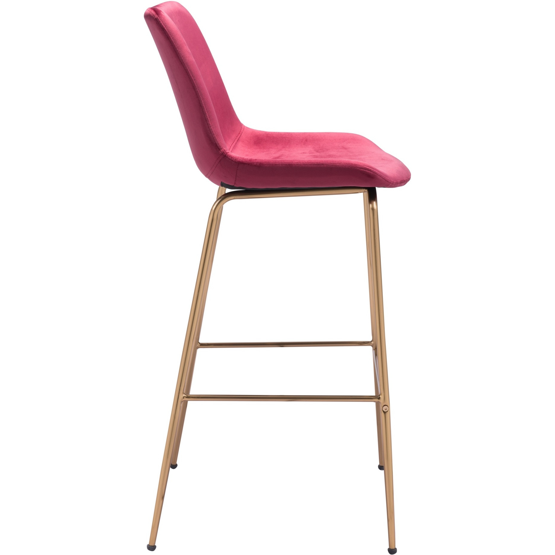 Tony Barstool Red and Gold