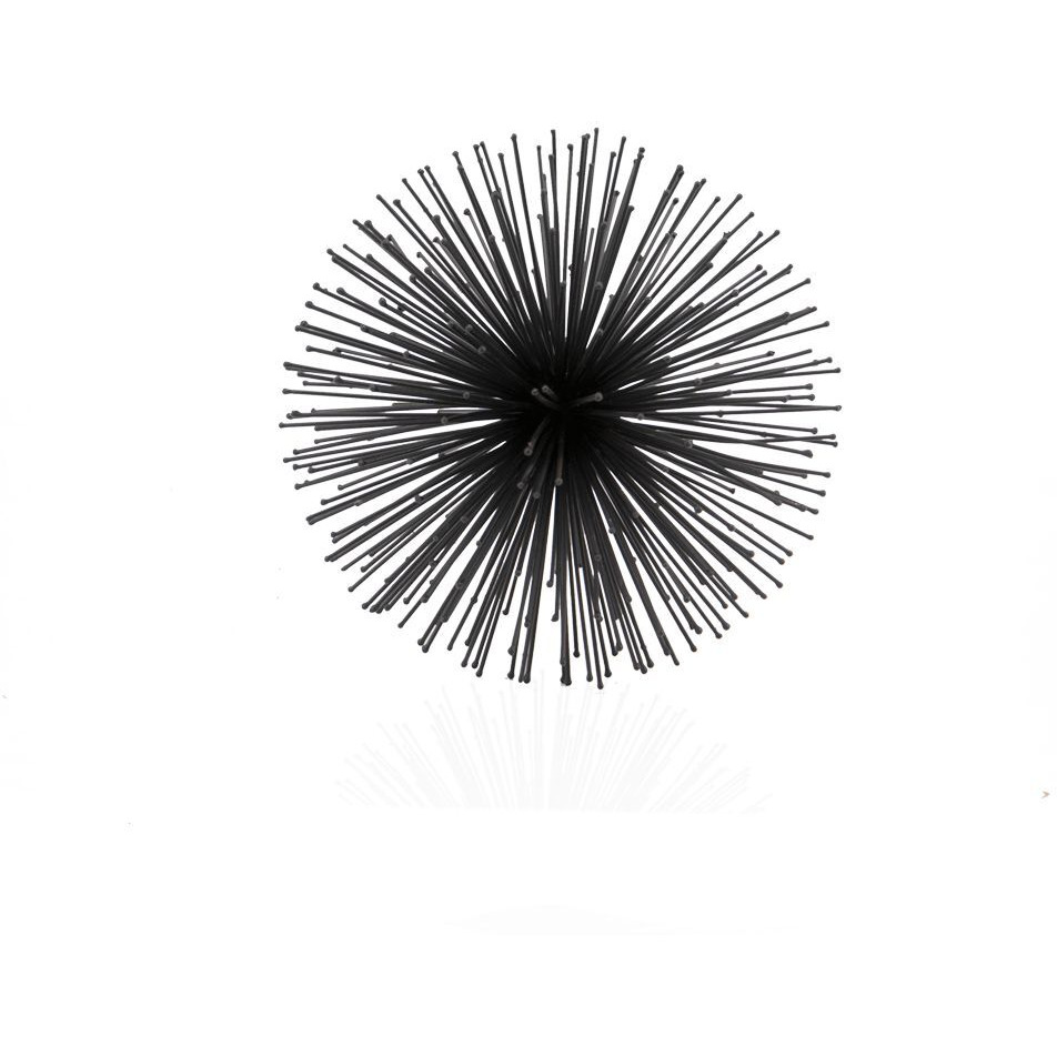 Erizo Spiked Medium Black Sphere