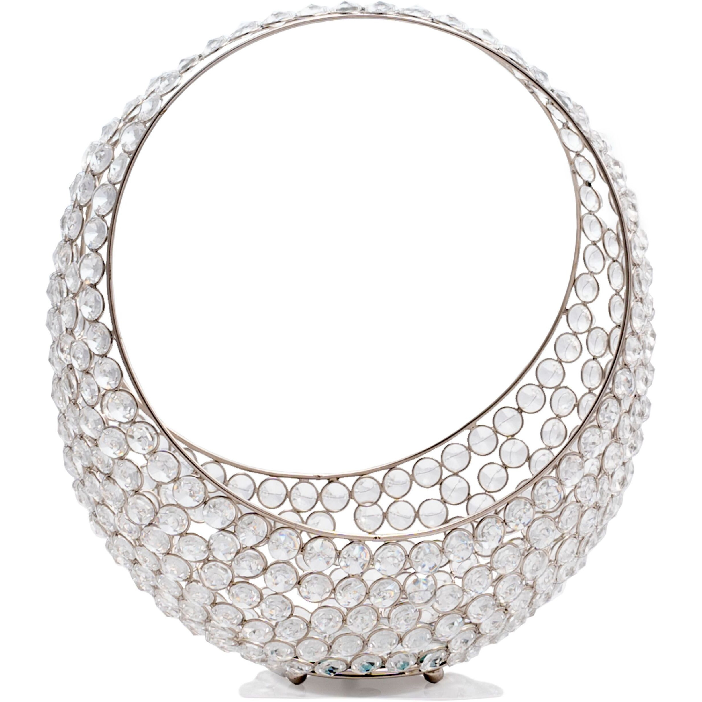 Anillo SM Silver Cristal Ring Basket