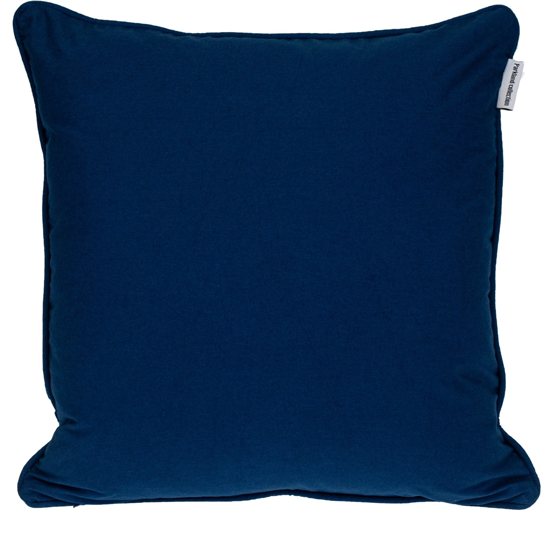 Parkland Collection Transitional Greek Key Blue Square 20" x 20" Pillow