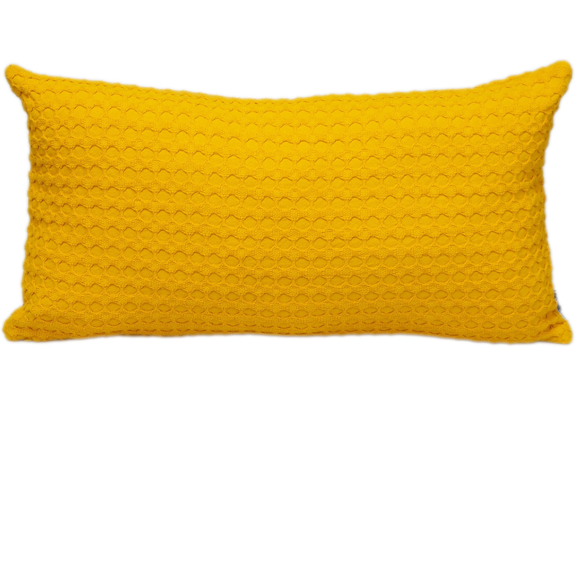 Parkland Collection Transitional Solid Yellow 14" x 26" Pillow