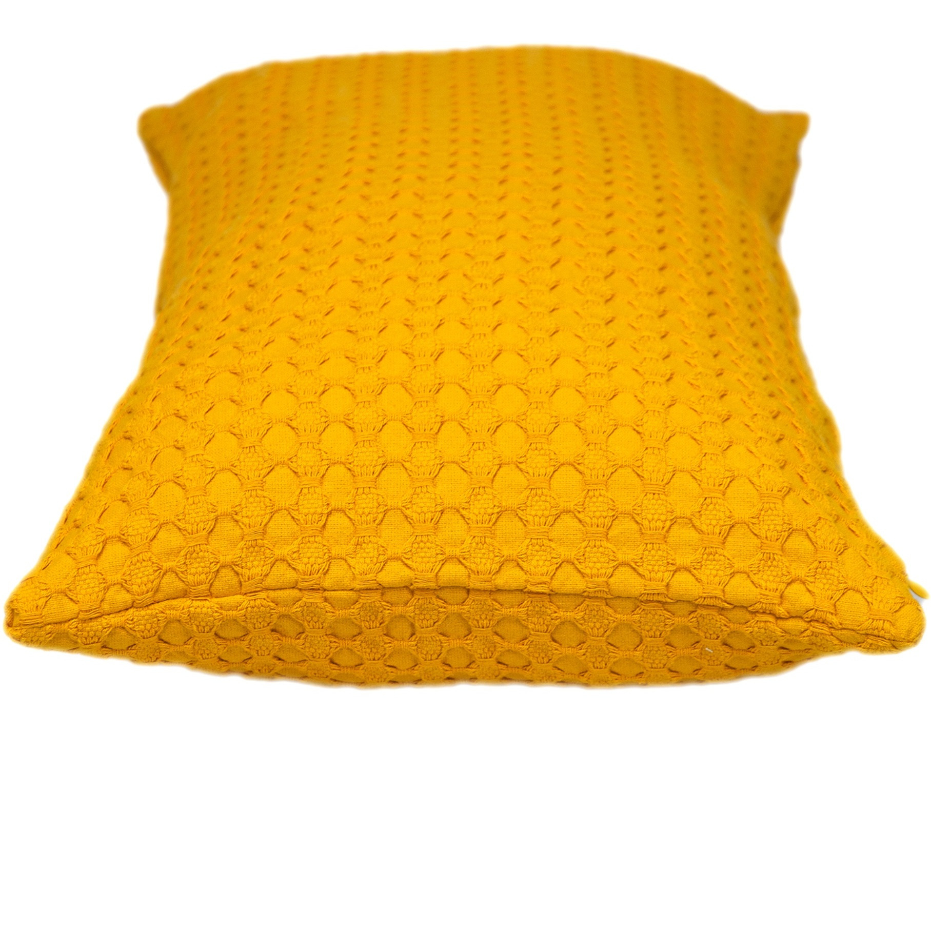 Parkland Collection Transitional Solid Yellow 14" x 26" Pillow