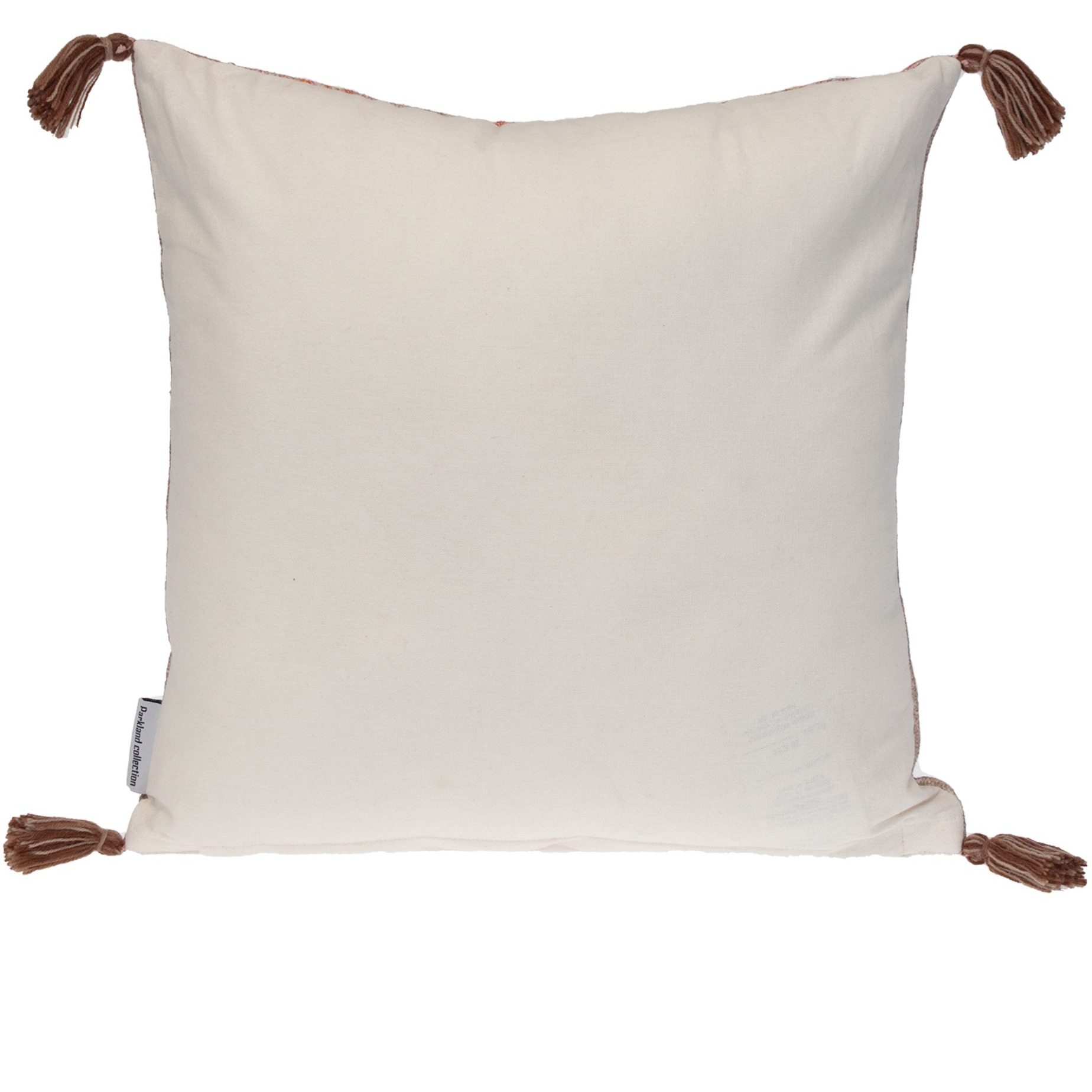 Parkland Collection Transitional Stripes Pink Square 18" x 18" Pillow