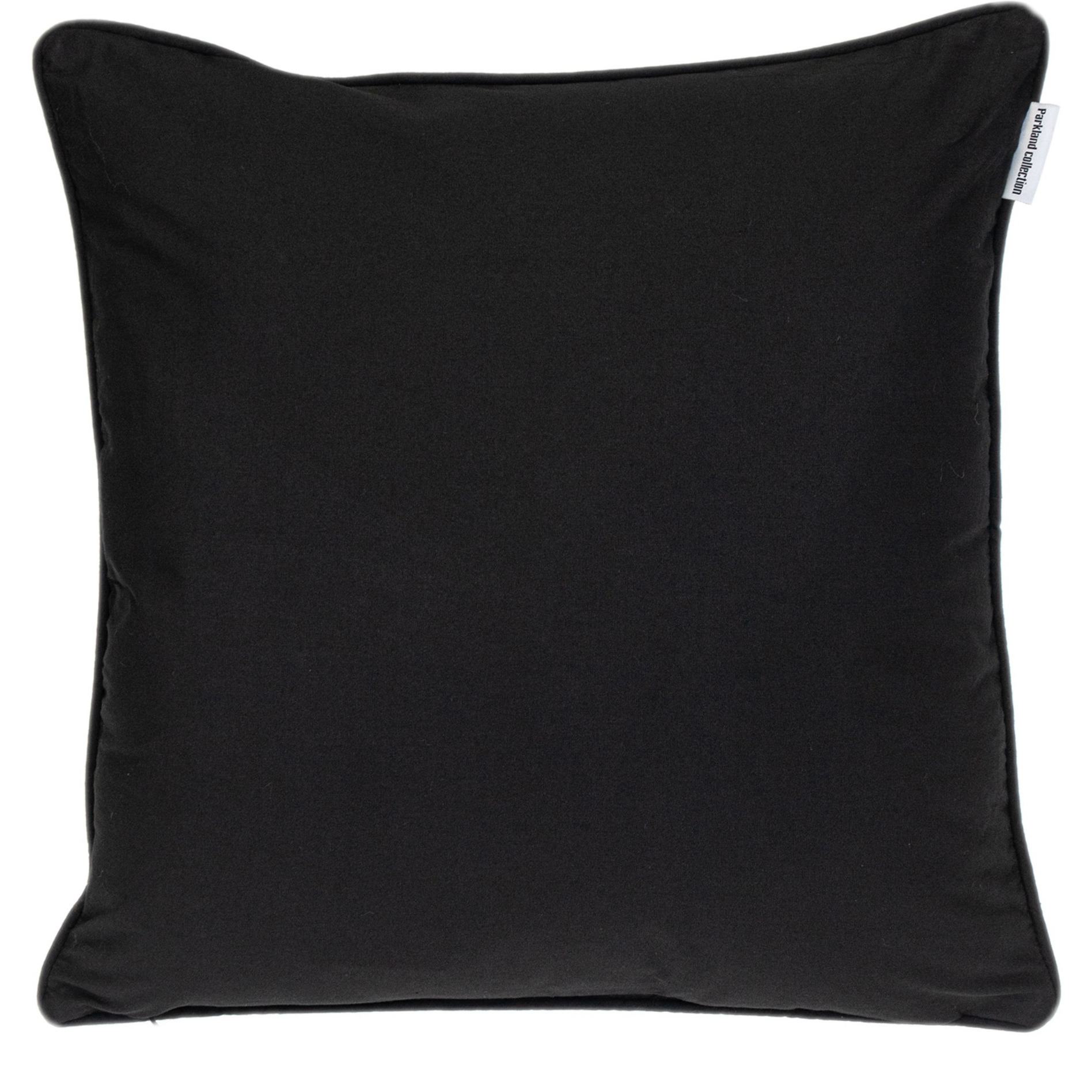 Parkland Collection Transitional Geometric Black 20" x 20" Pillow