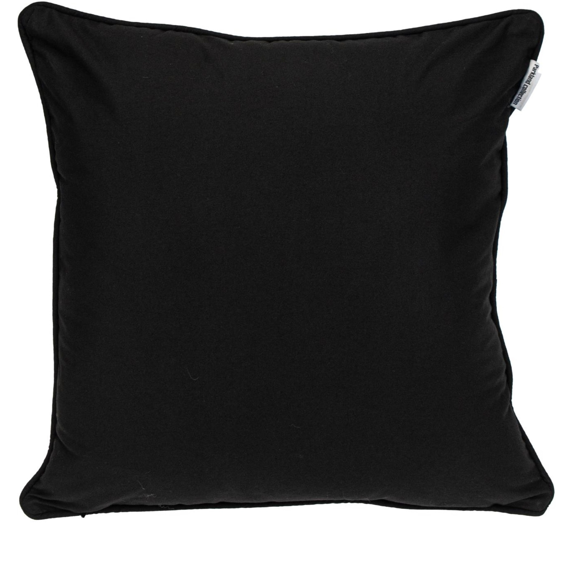 Parkland Collection Transitional Geometric Black 20" x 20" Pillow
