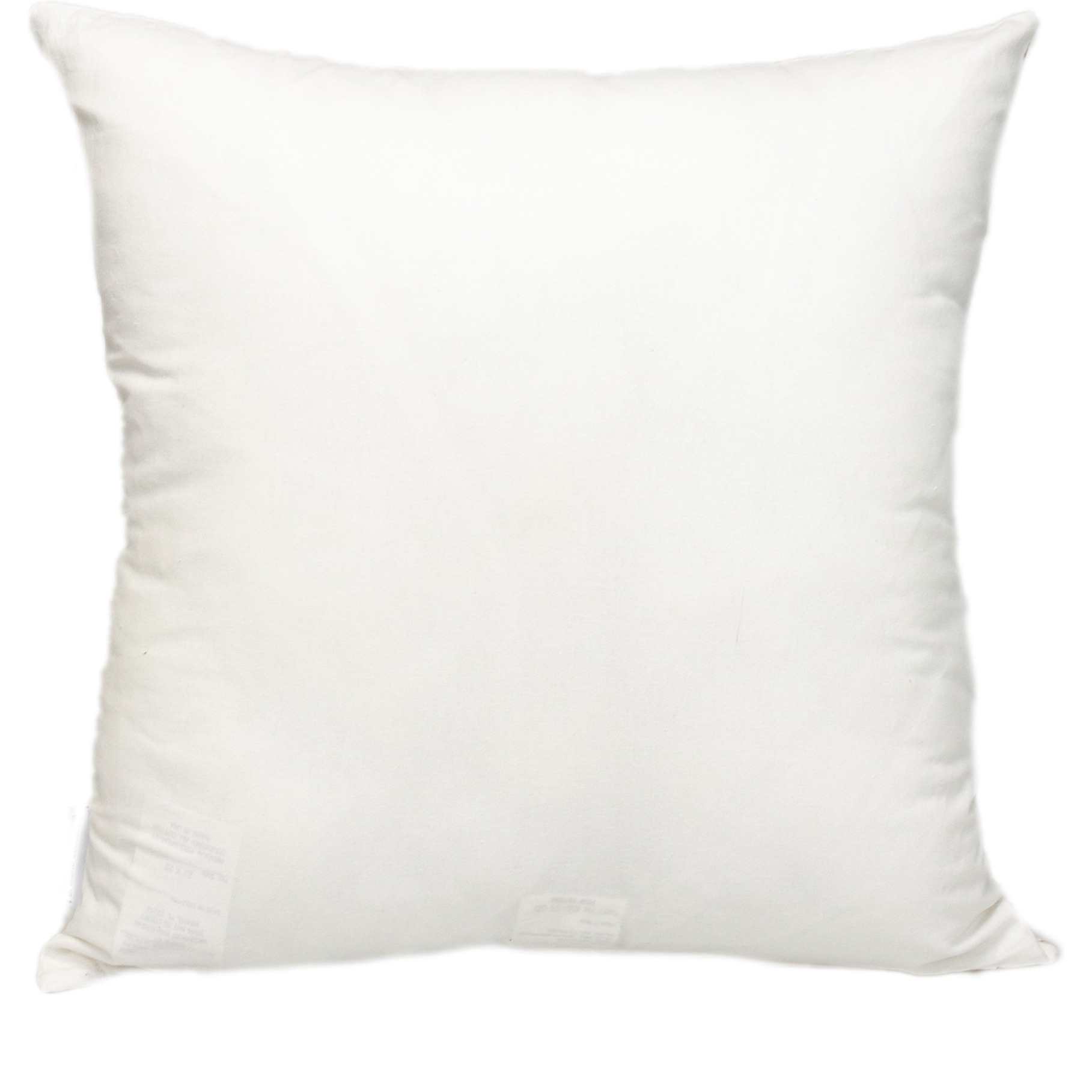 Parkland Collection Transitional Striped White Square 20" x 20" Pillow