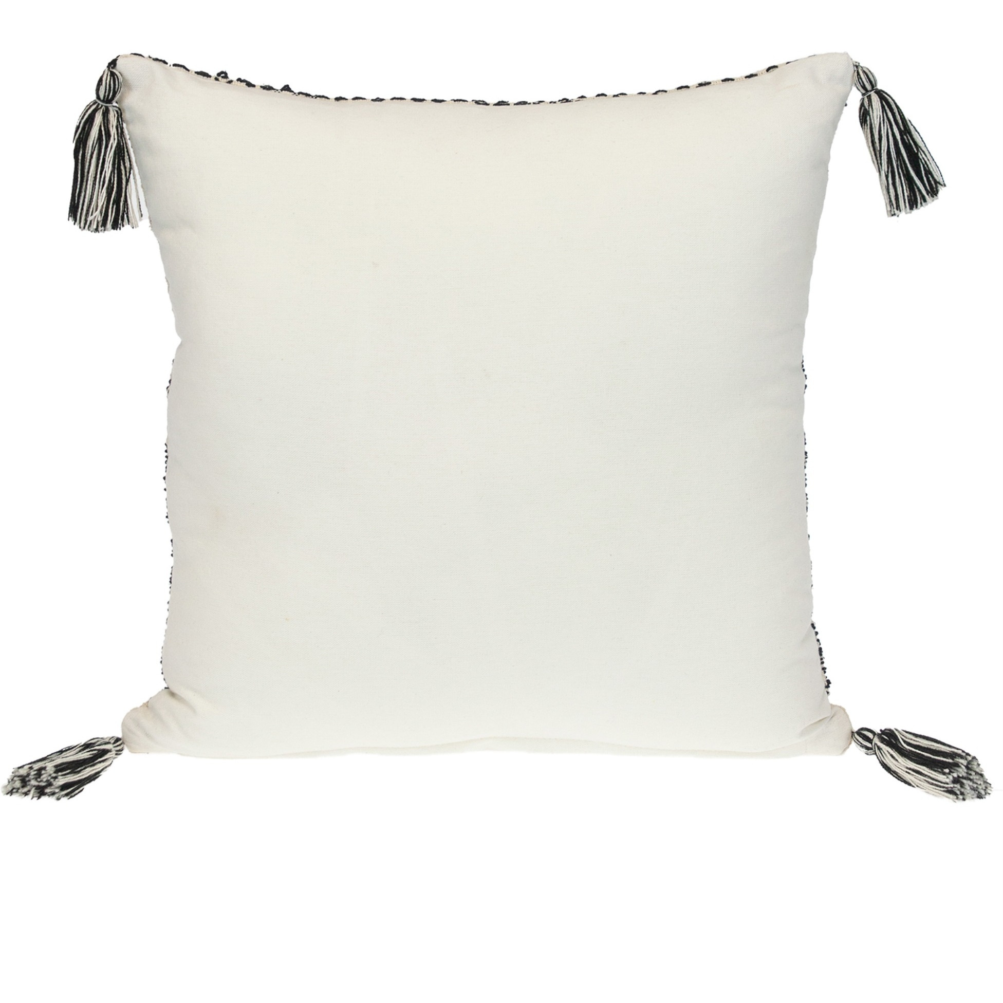 Parkland Collection Transitional Tribal Beige Square 18" x 18" Pillow