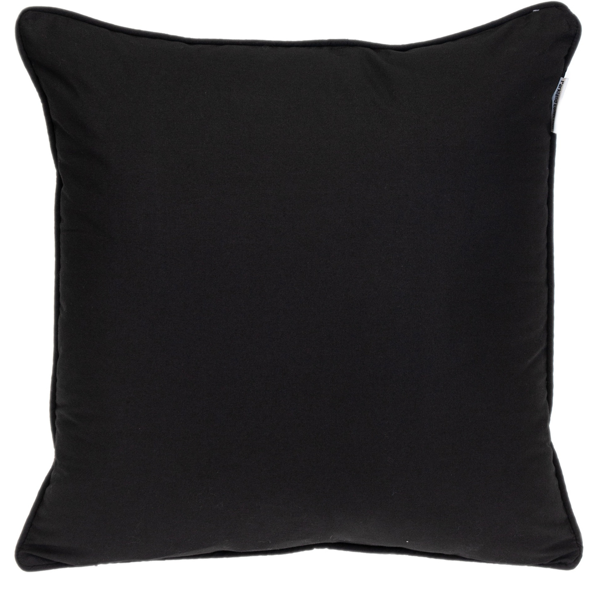 Parkland Collection Transitional Geometric Black 20" x 20" Pillow