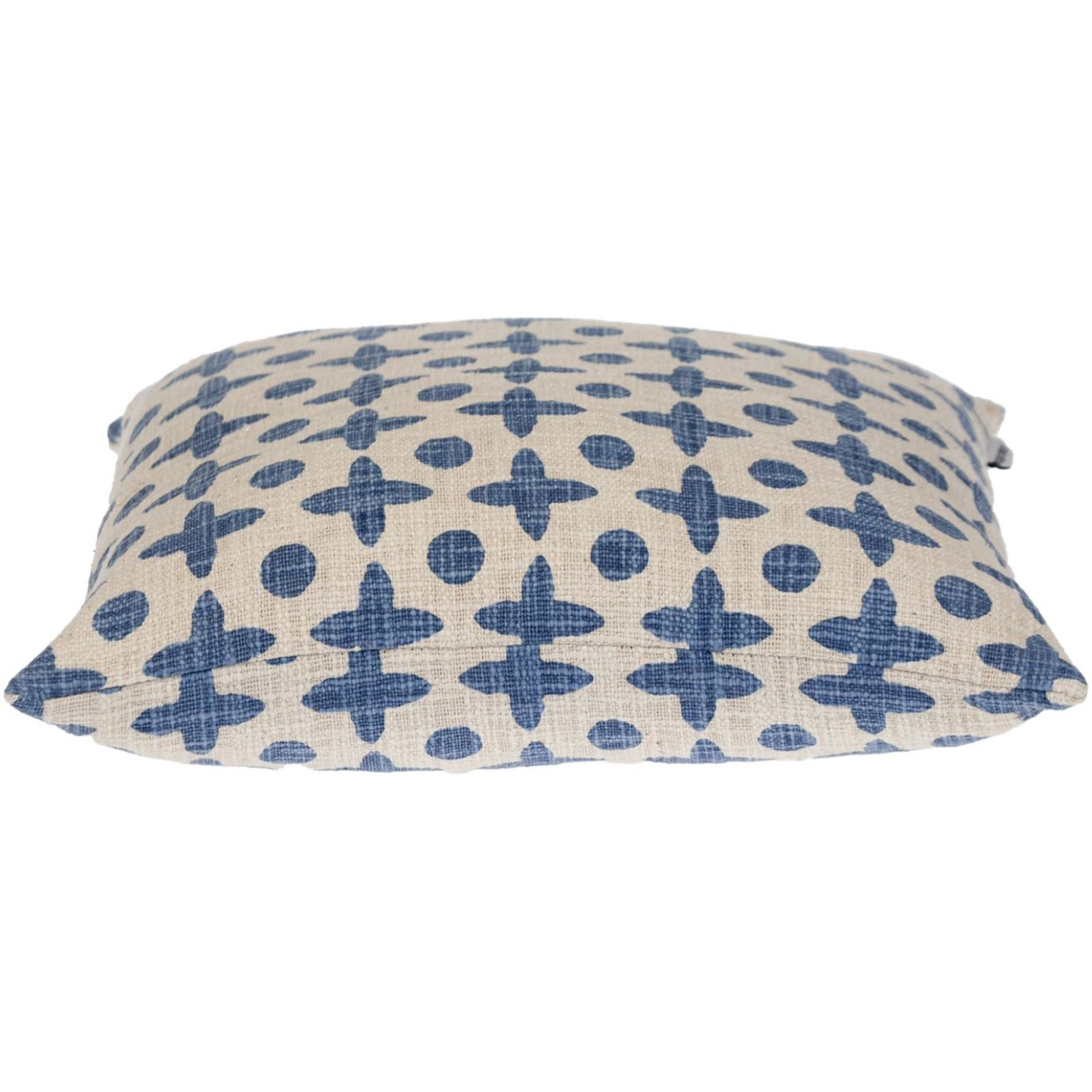 Parkland Collection Transitional Print Blue Square 18" x 18" Pillow
