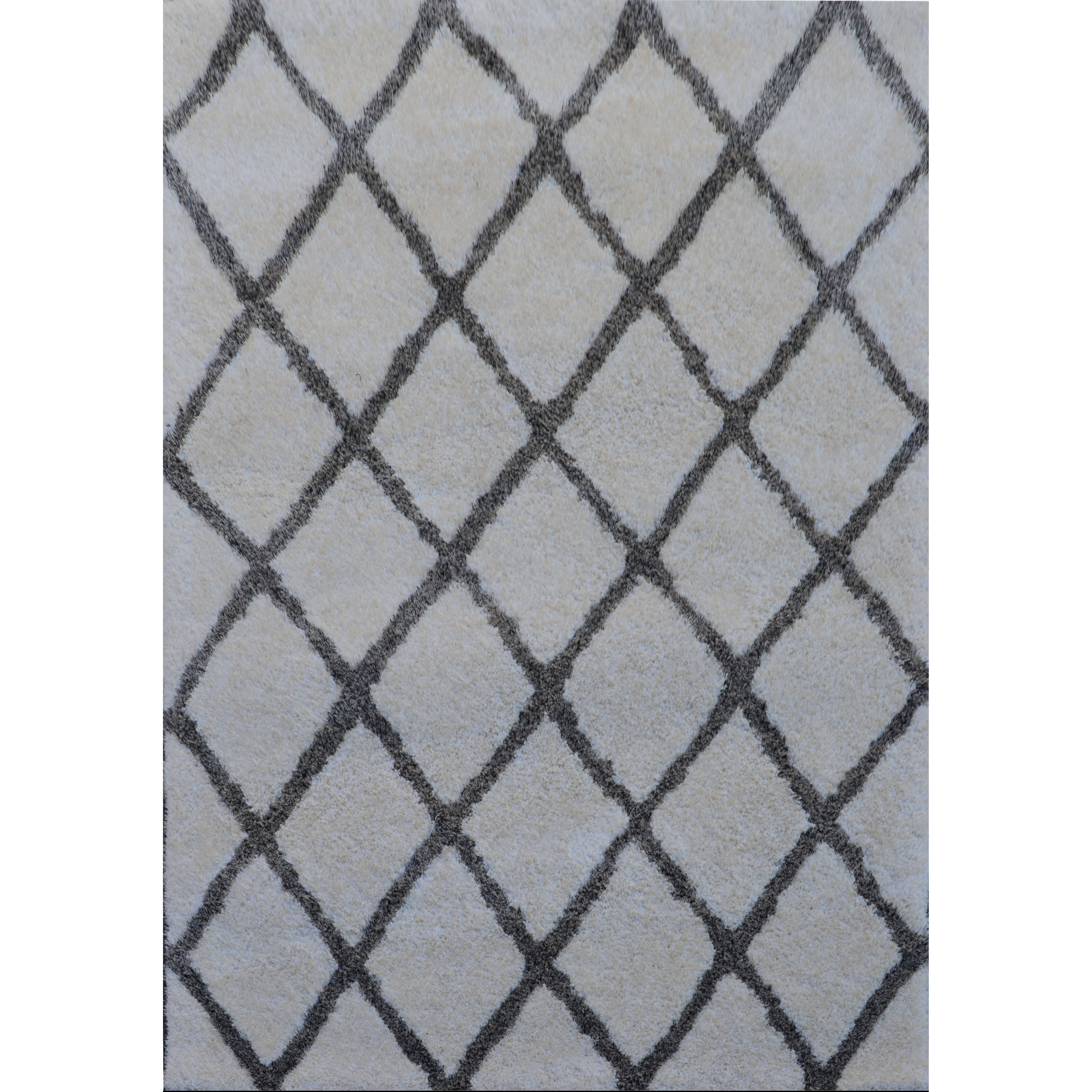 MOROCCAN- Cream/Grey ~ MORO-202 8x10
