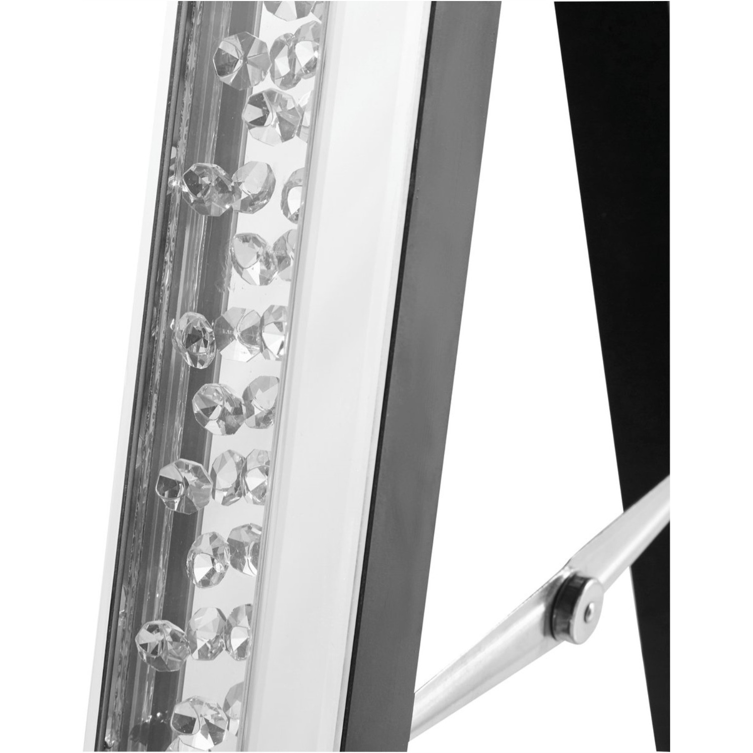 Sparkle 22 in. Contemporary Standing Full length Mirror in Clear