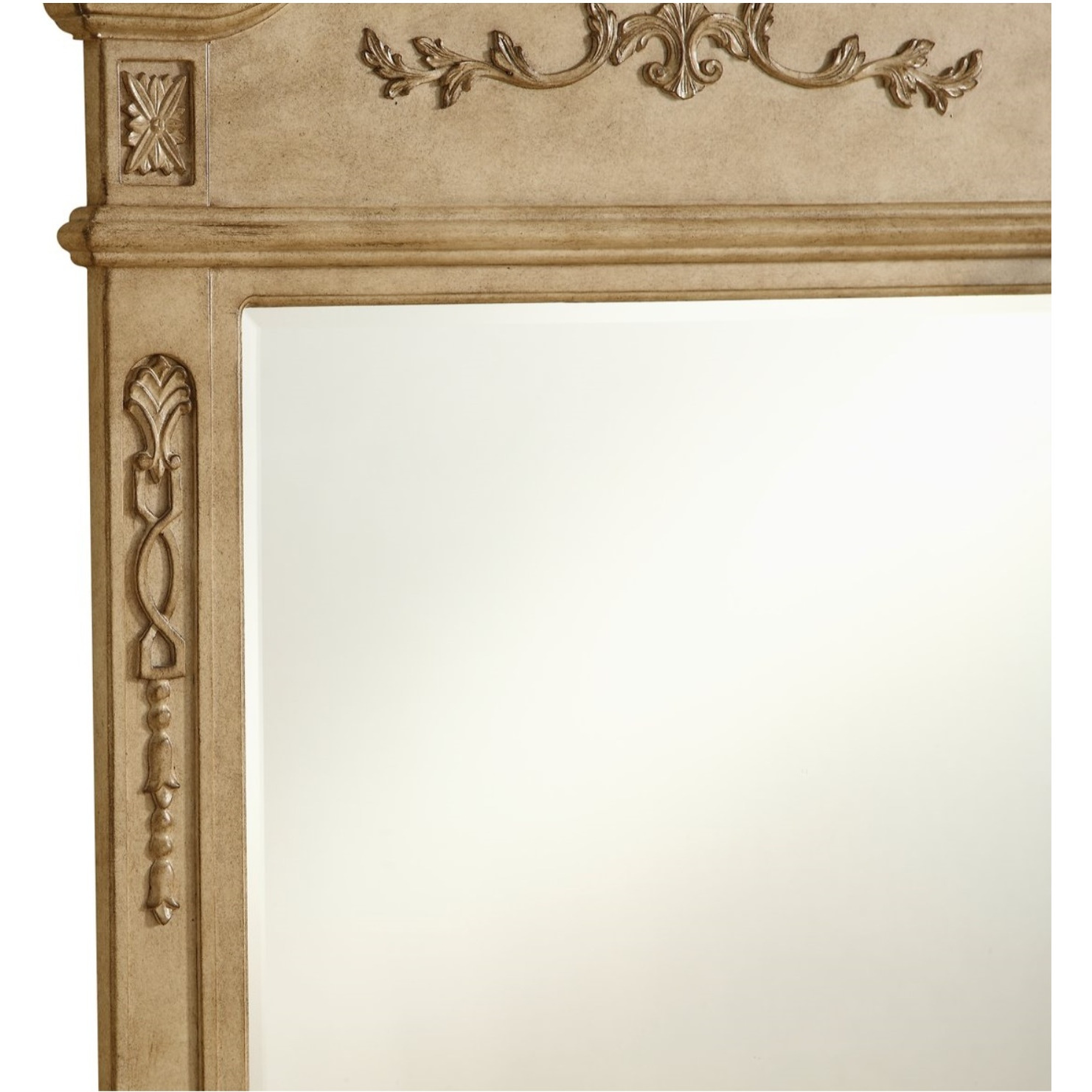 Danville 32 In. Traditional Mirror In Antique Beige