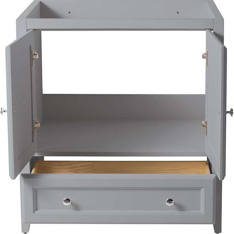Fresca Oxford 30" Gray Traditional Bathroom Cabinet