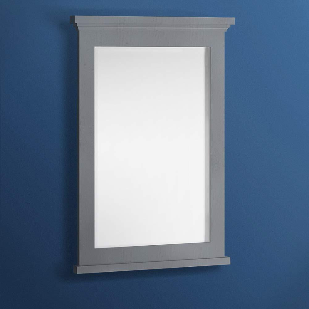 Fresca Windsor 24" Gray Textured Bathroom Mirror