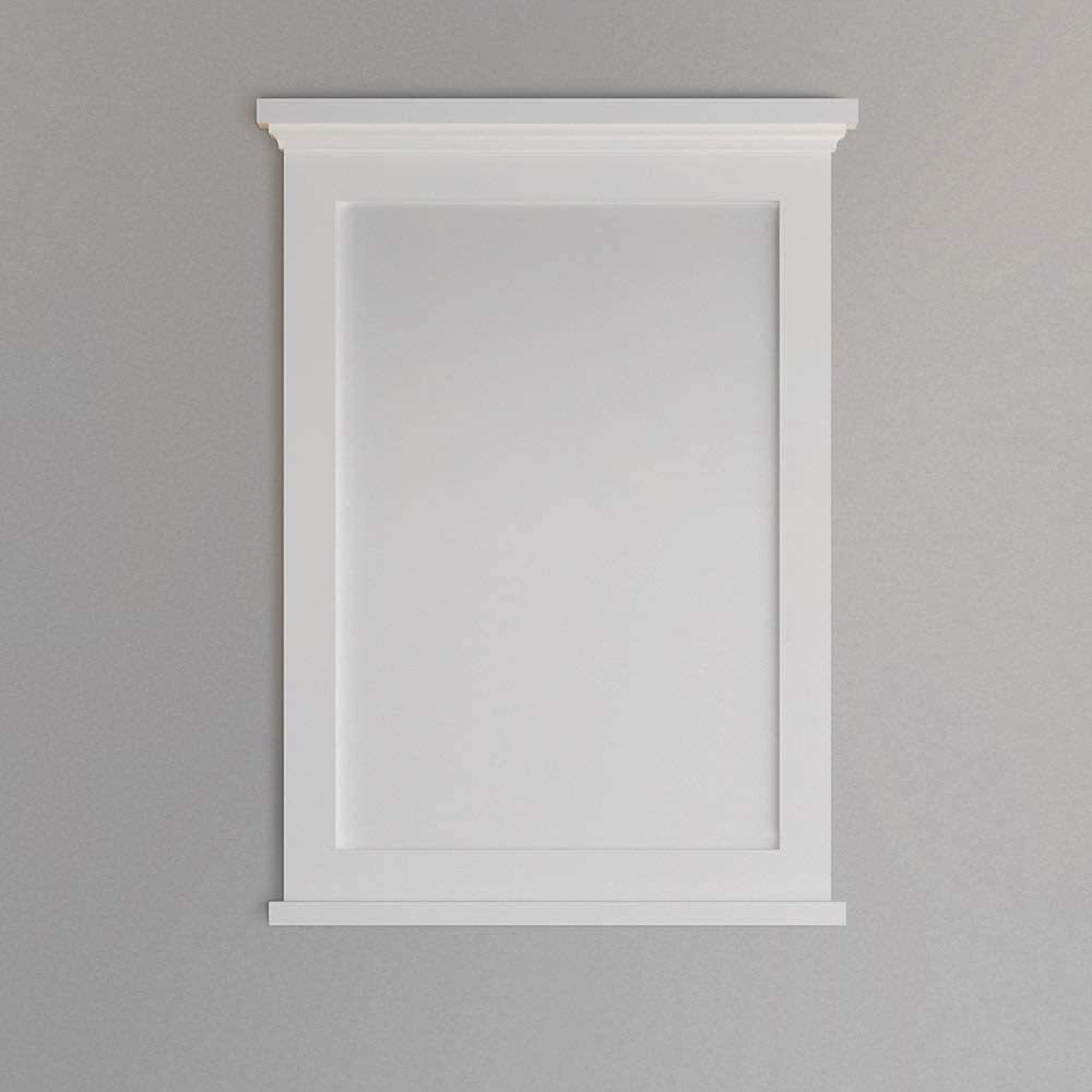 Fresca Windsor 30" Matte White Bathroom Mirror