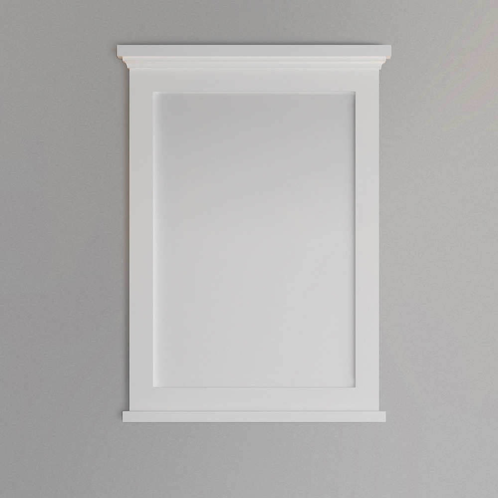 Fresca Windsor 30" Matte White Bathroom Mirror