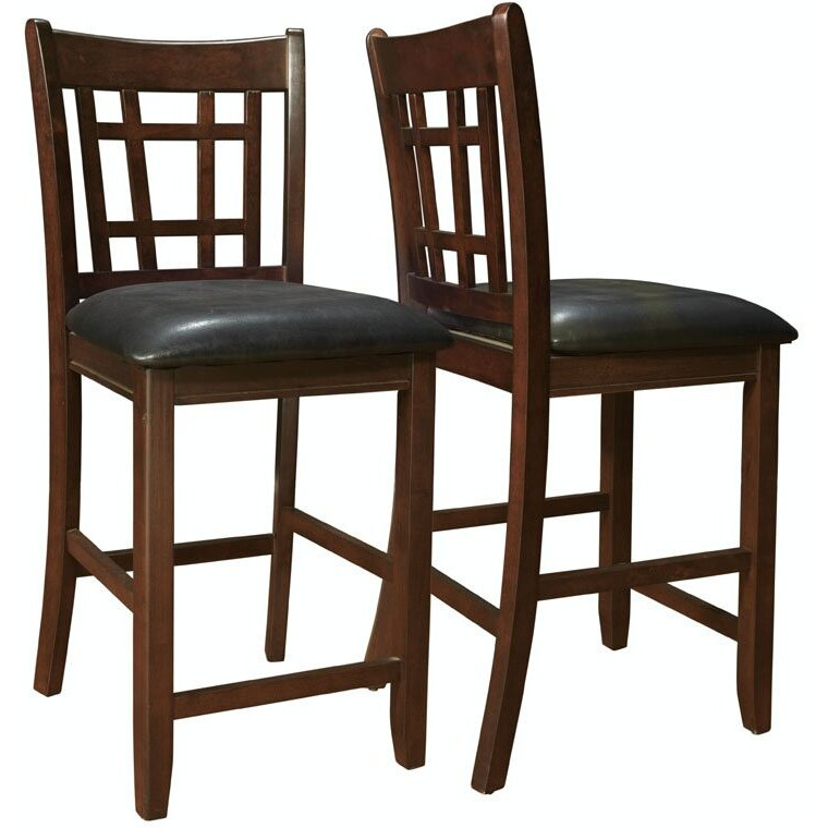 Lavon Transitional Espresso Counter-Height Chair