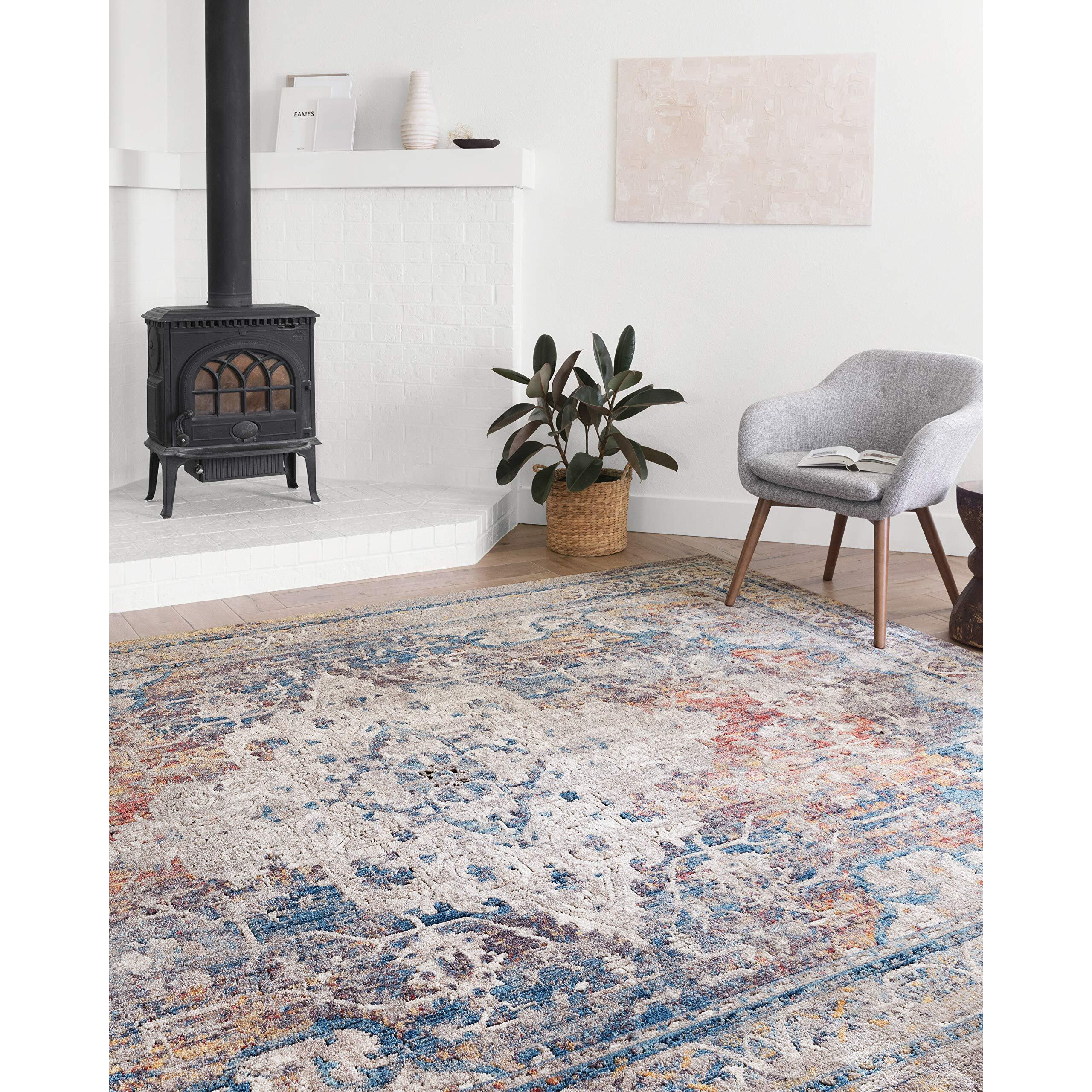 Dante 9'-6" X 13'-3" Rug, Multi / Stone